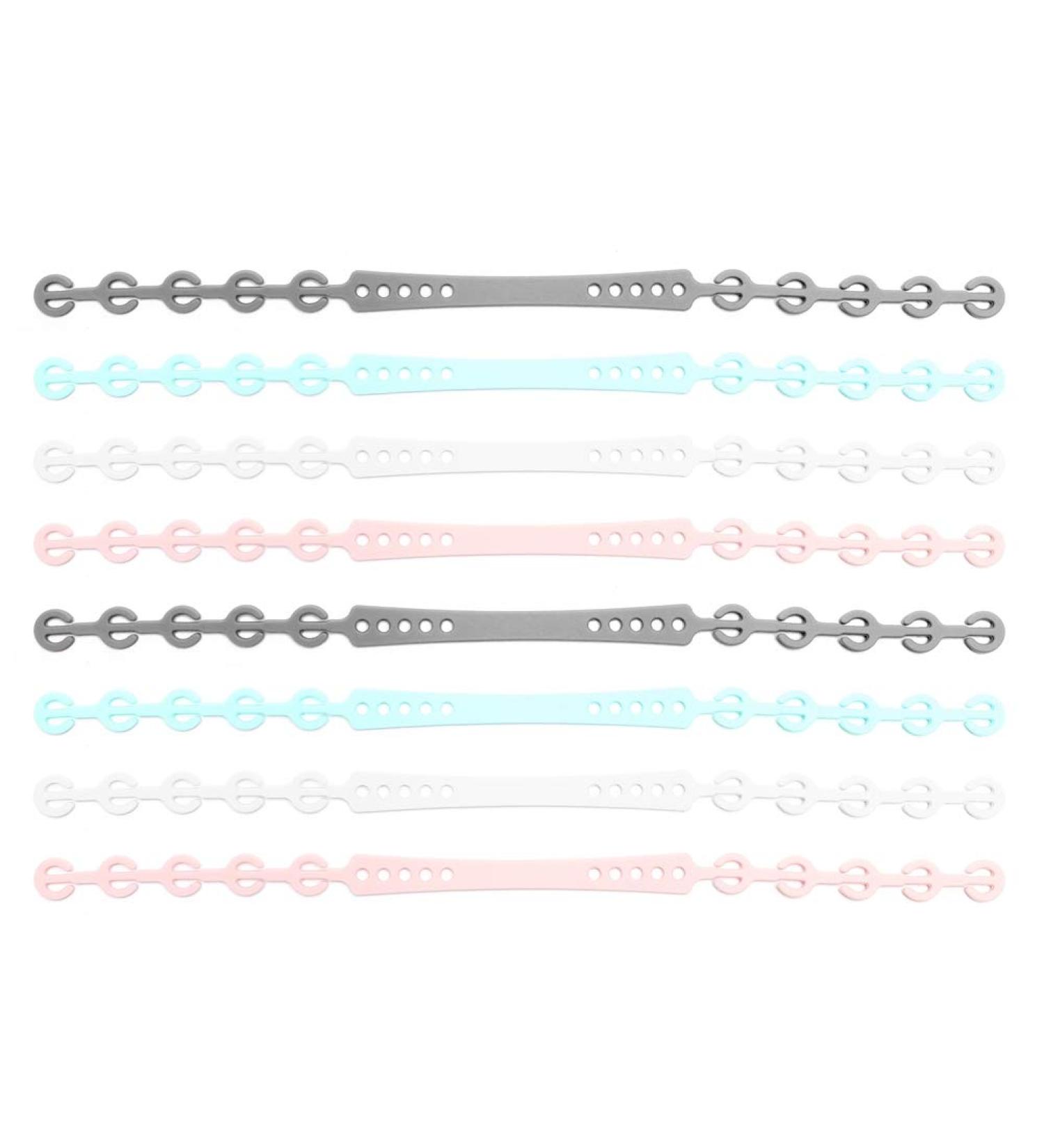 Adjustable Silicone Mask Band Extension - 8PC Earsaver Anti-Gnawing Holder Hook for Ultimate Comfort - Buy Online on GoSupps.com