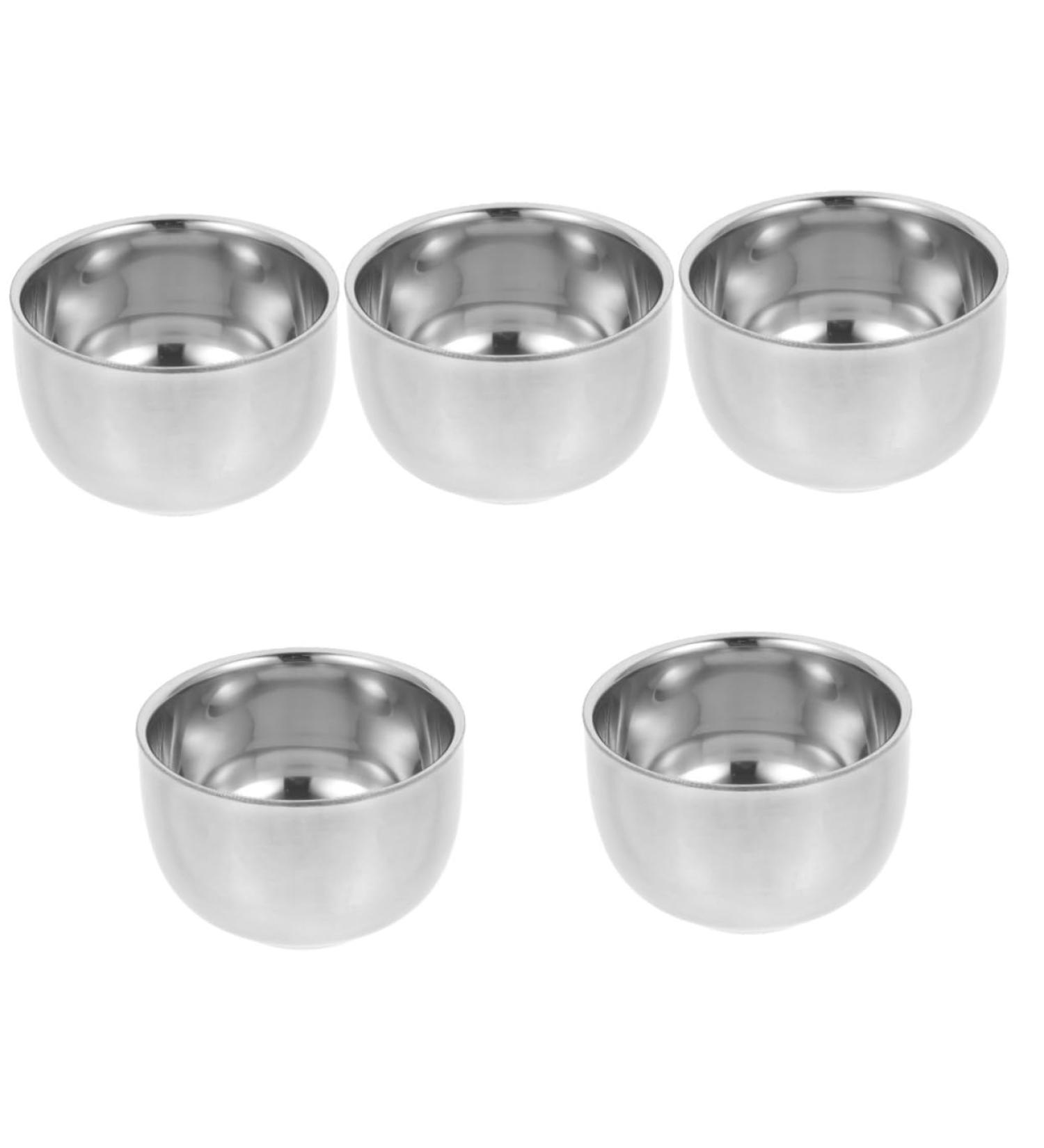 Minkissy 5-Piece Men's Shaving Set - Metal Razor Bowl and Pumice Stone | International Shipping Available - Buy Online on GoSupps.com