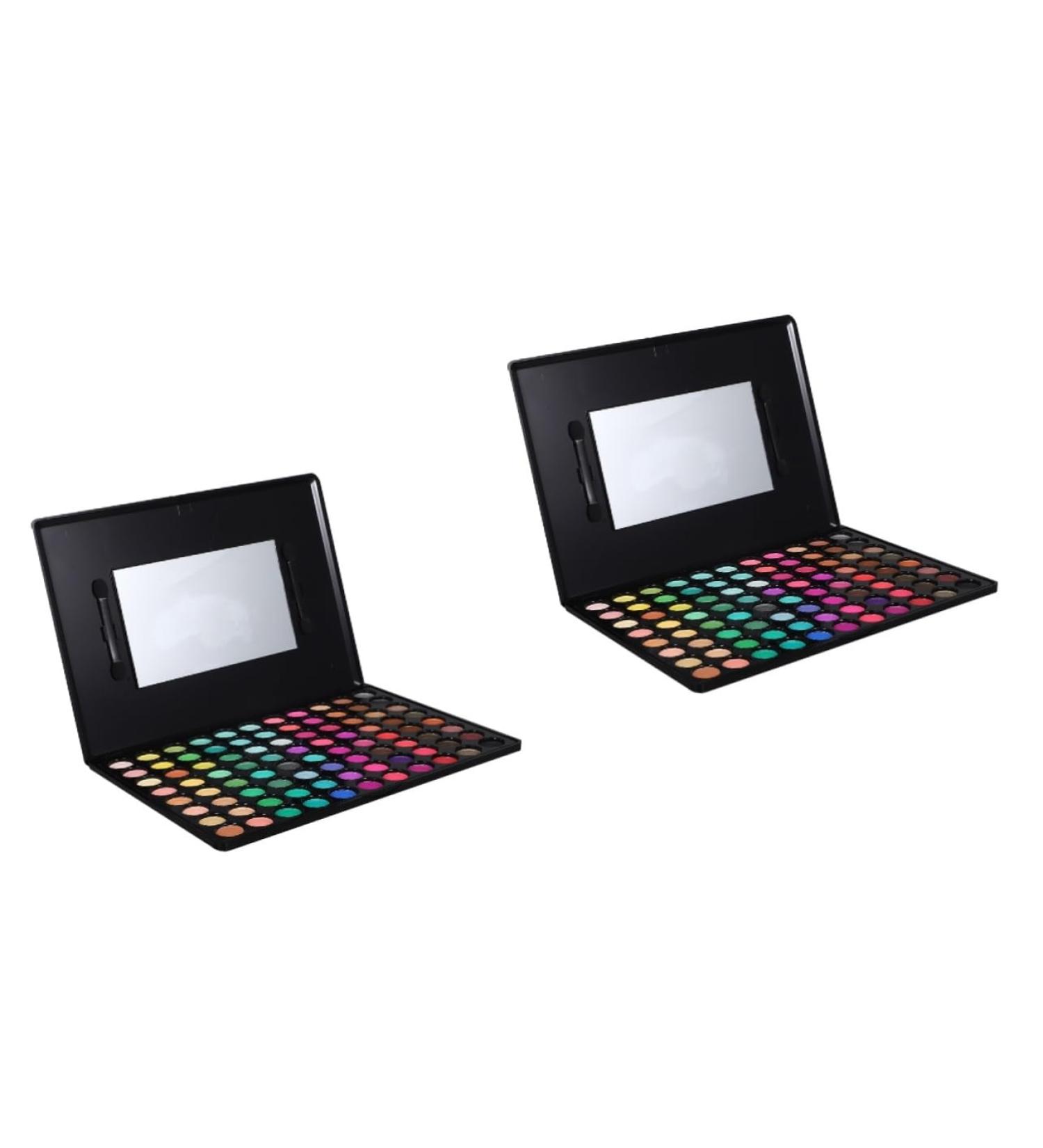 FOMIYES 2 Pcs 88 Shadow Palette Tool Trays Cosmetic Eyeshadow Colorful Eyeshadow Matte Woman 31.8x23.8cmx2pcs Assorted Colorx2pcs - Buy Online on GoSupps.com