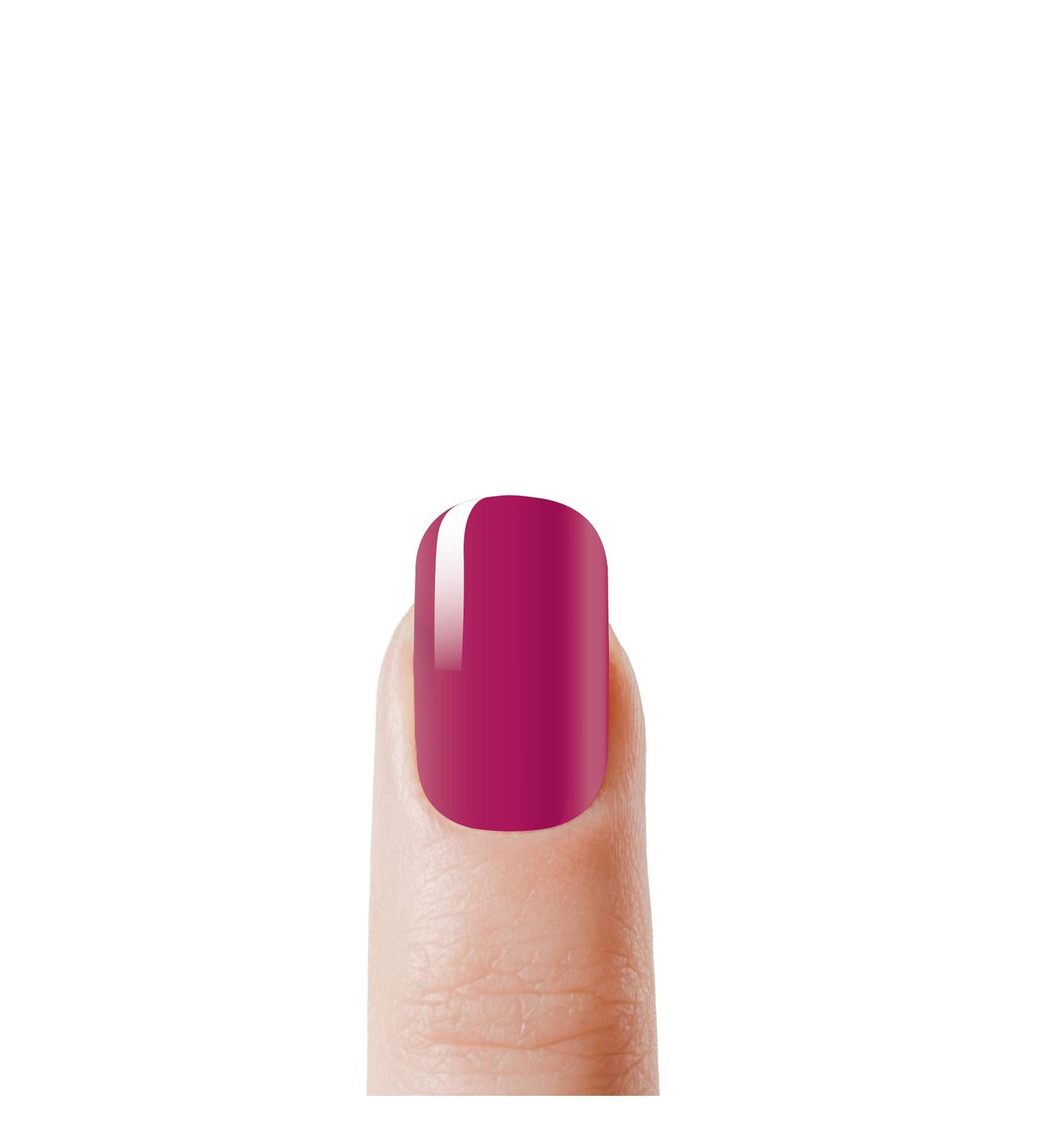 NagelGl ck Nail Wraps | 32 Monochrome Nail Wraps (Raspberry) - Buy Online on GoSupps.com