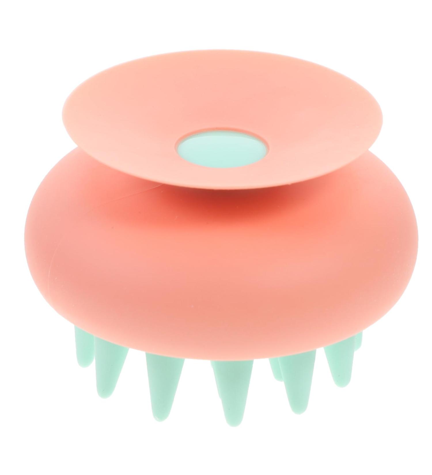 SEWOART Hair Shampoo Brush - Anti-Hair Loss Scalp Massage & Swimming Brush - Pink Suction Cup - 8.00x8.80cm - Buy Online on GoSupps.com