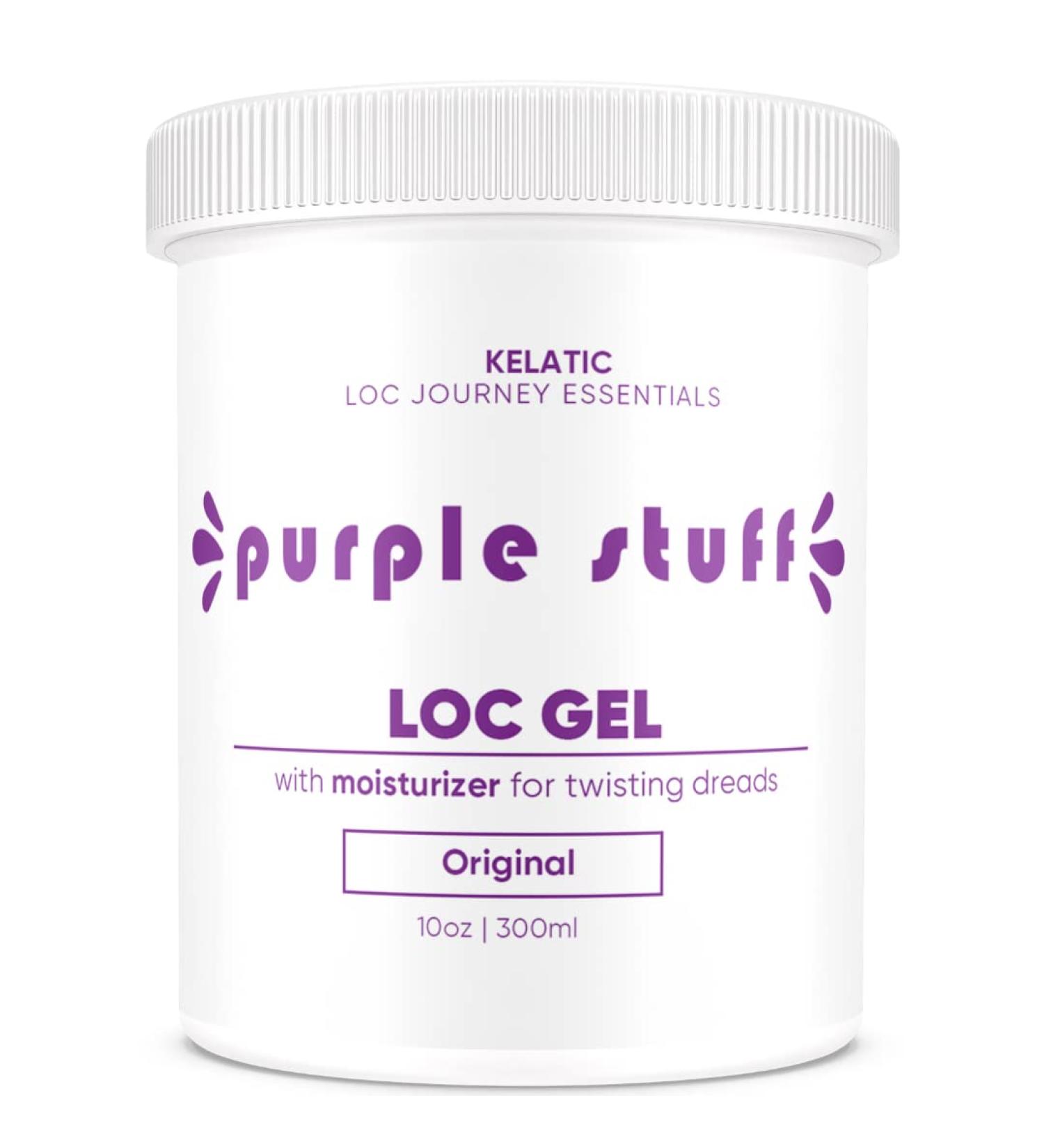 Kelatic Purple Stuff Locking Loc Gel for Dreads Retwisting | Extra Moisturizing (10oz) | Original Formula - Buy Online on GoSupps.com