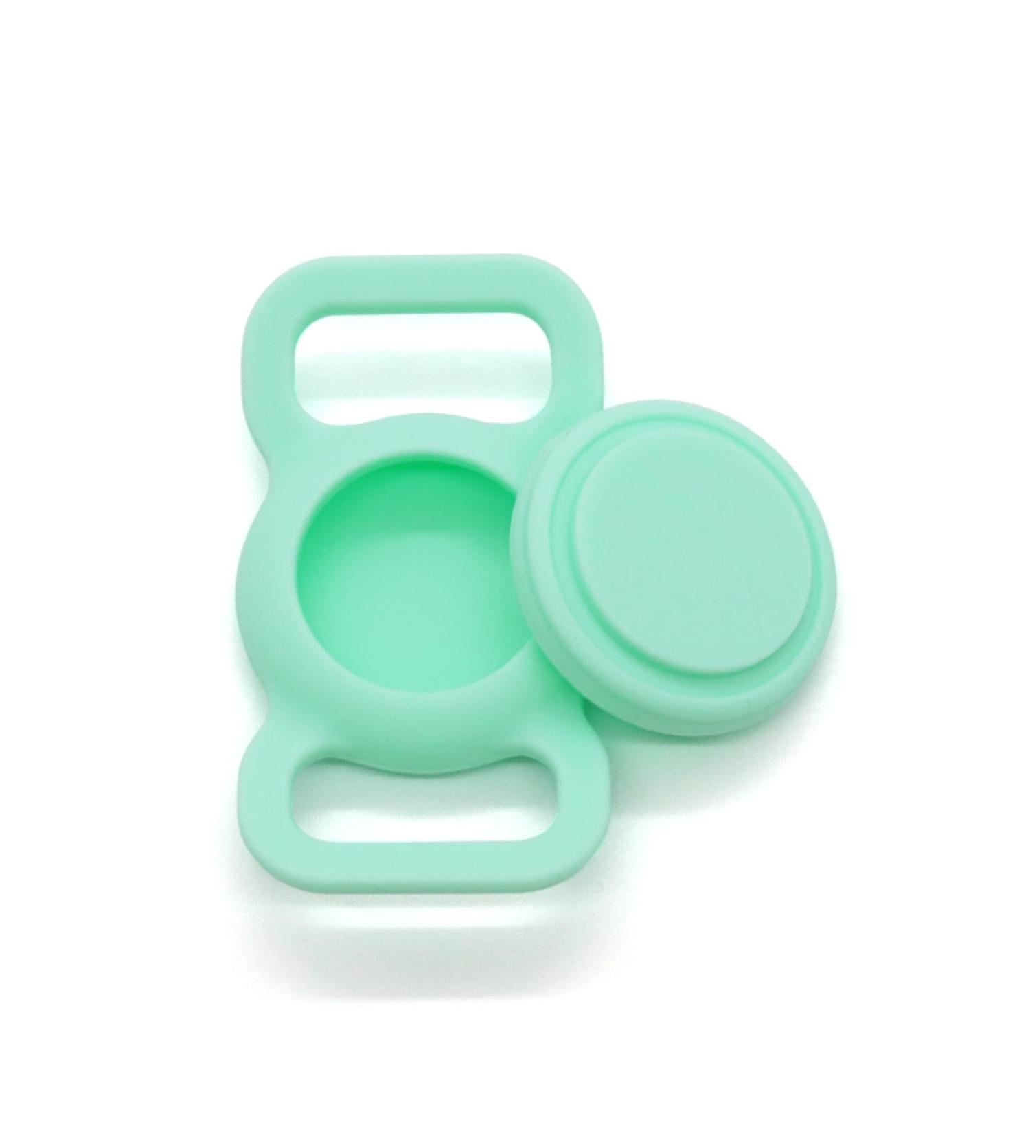 Airtag Dog Collar & GPS Tracker for Pets | Anti-Lost Silicone Case for Apple Airtag - Mint - Buy Online on GoSupps.com