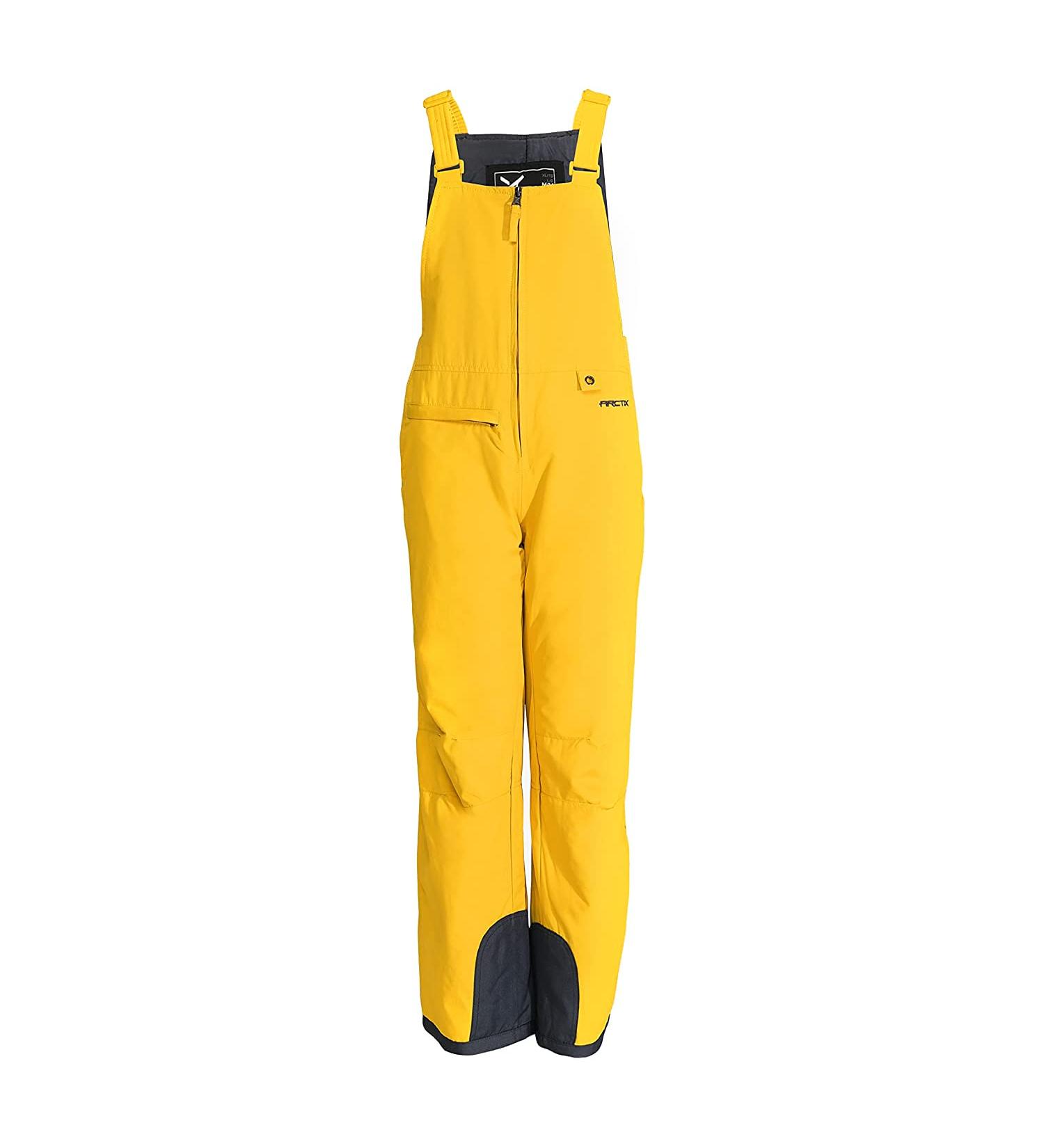 Arctix Kids Insulated Snow Bib Overalls - Bamboo Yellow, Medium - Buy Online on GoSupps.com