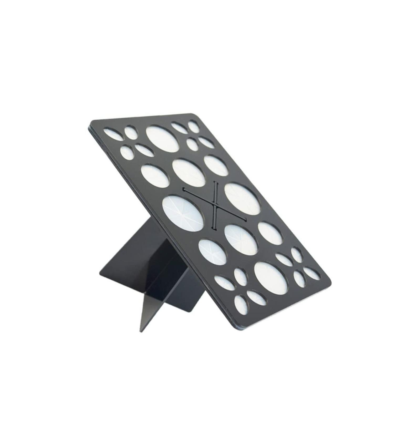 Didiseaon Eyeliner Holder & Brush Stand - Desktop Makeup Organizer Drying Rack & Storage for Brushes & Lipsticks - Ideal Cosmetic Accessory for Perfect Makeup Application - Buy Online on GoSupps.com