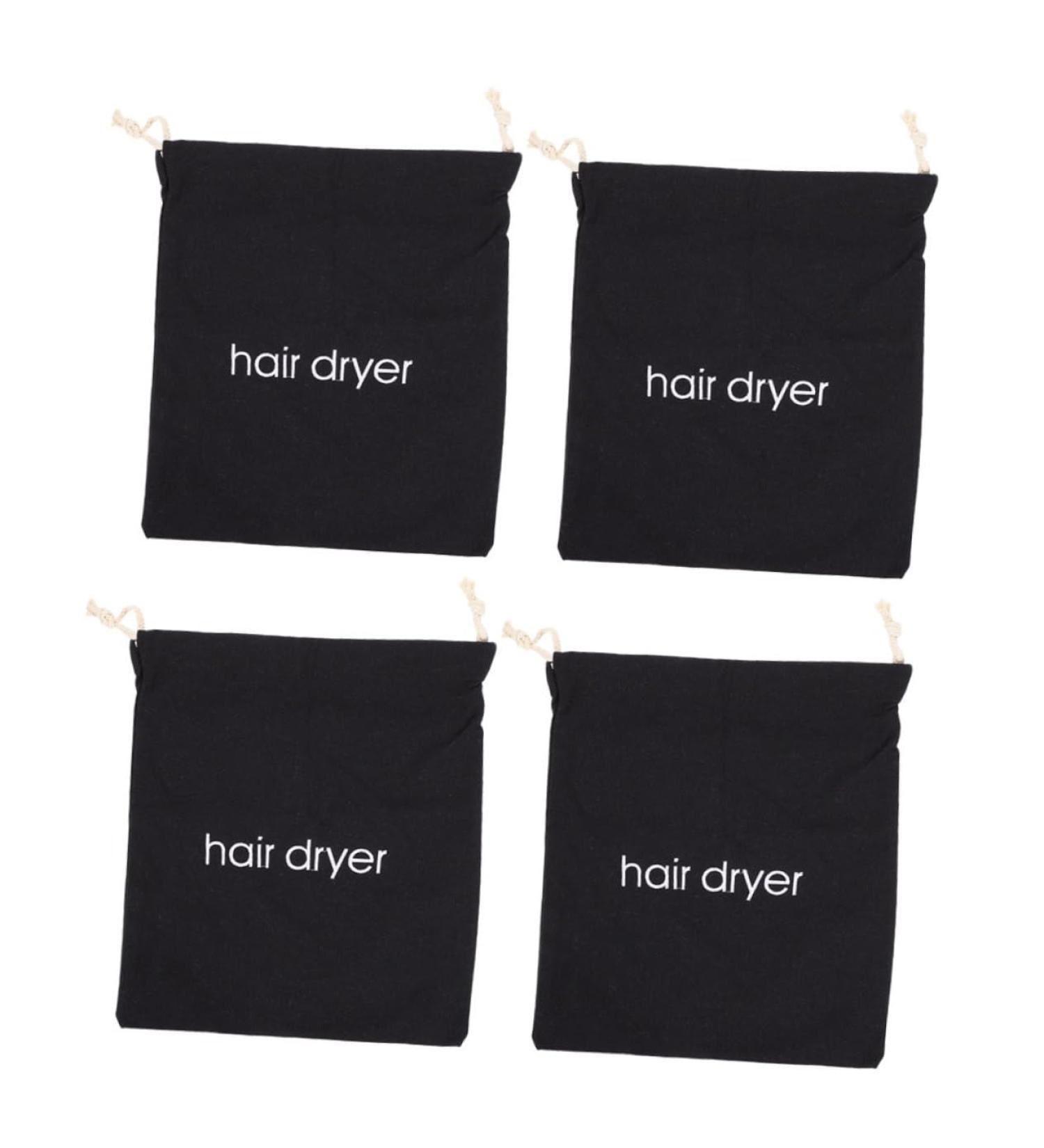 NOLITOY 4pcs Hair Dryer Storage Bag Storage Bags Travel Tote Bag Cosmetic Bags Drawstring Bag Universal - Buy Online on GoSupps.com