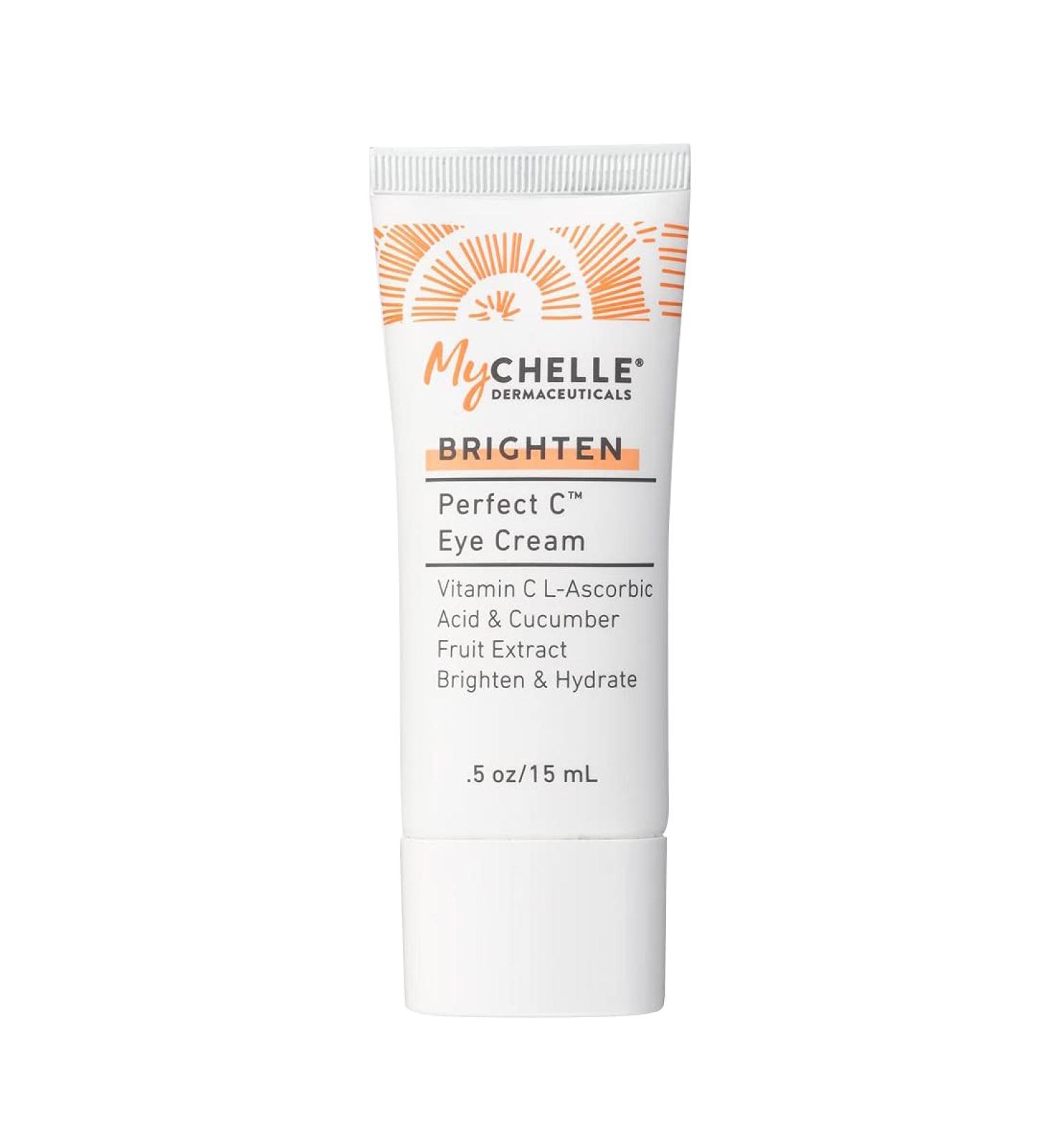 MyCHELLE Perfect C Eye Cream - Reduce Dark Circles & Puffiness with Vitamin C - Anti-Aging Formula (0.5 Fl Oz) - Buy Online on GoSupps.com