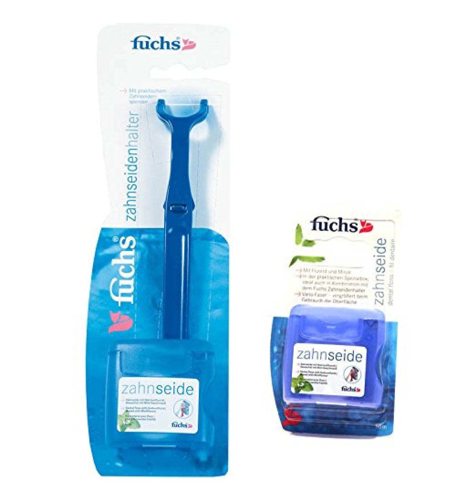 Fuchs dental floss holder + Fuchs dental floss 50m extra