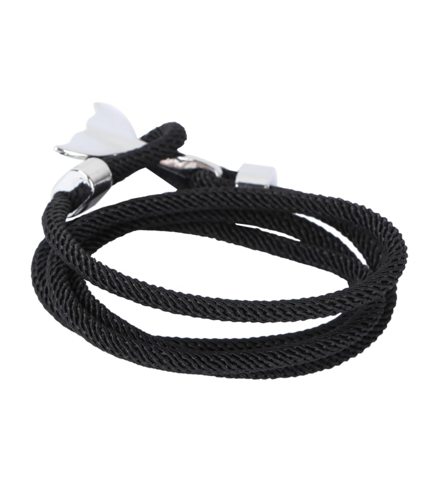 WRITWAA 1pc Whale Tail Bracelet Handmade Bracelets Birthday Party Favors Sailing Bracelet Mermaid Bracelet Whale Tail Jewelry Summer Jewelry Rope Accessories Do Not Fade Lovers Silica Gel - Buy Online on GoSupps.com