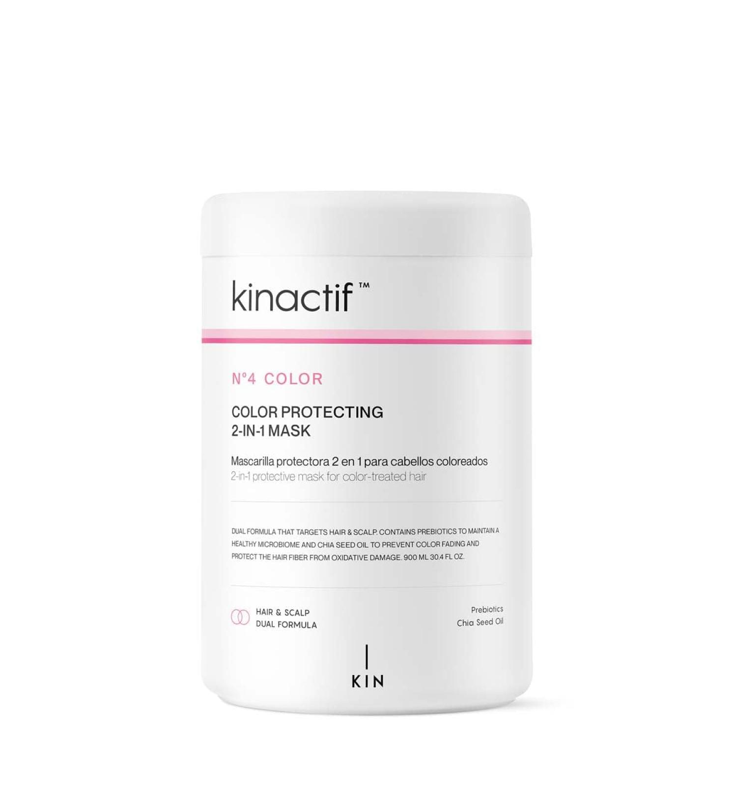 KIN Kin Kinactif N 4 Color | Color Protecting 2-in-1 Mask 900 ml | Protective and nourishing treatment for colored hair