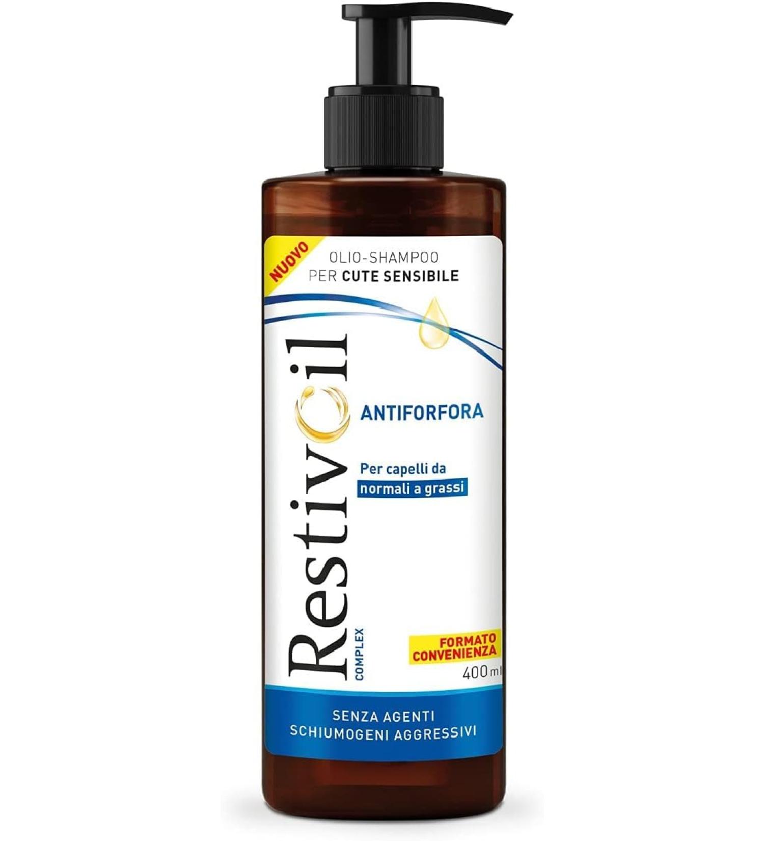  RestivOil RestivOil Complex Anti-Dandruff Oil Shampoo for normal to oily hair with anti-seborrheic and anti-itch action 400 ml - Buy Online on GoSupps.com