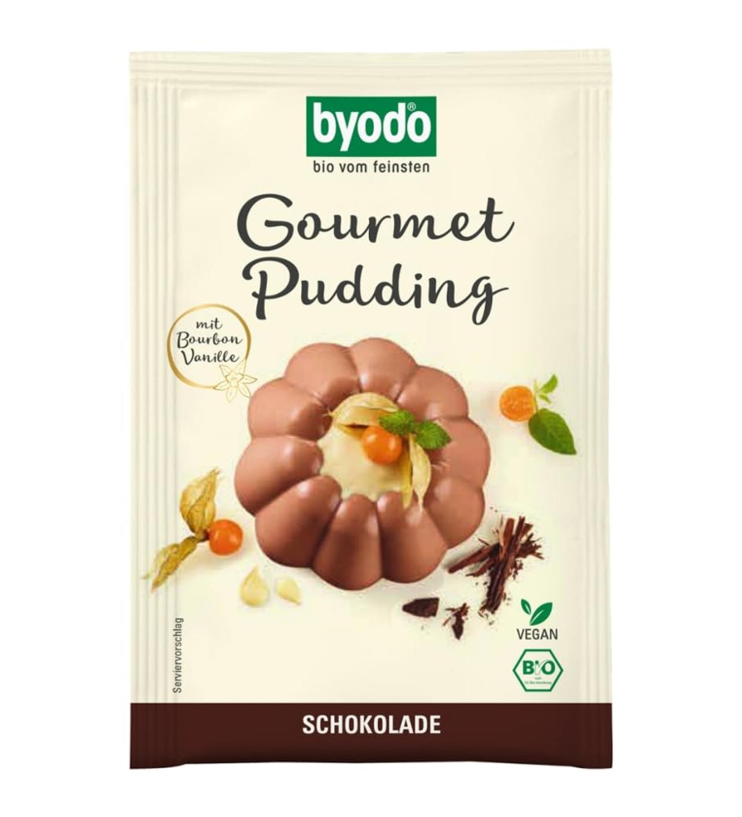 Organic Gluten-Free Instant Chocolate Pudding 46g Byodo