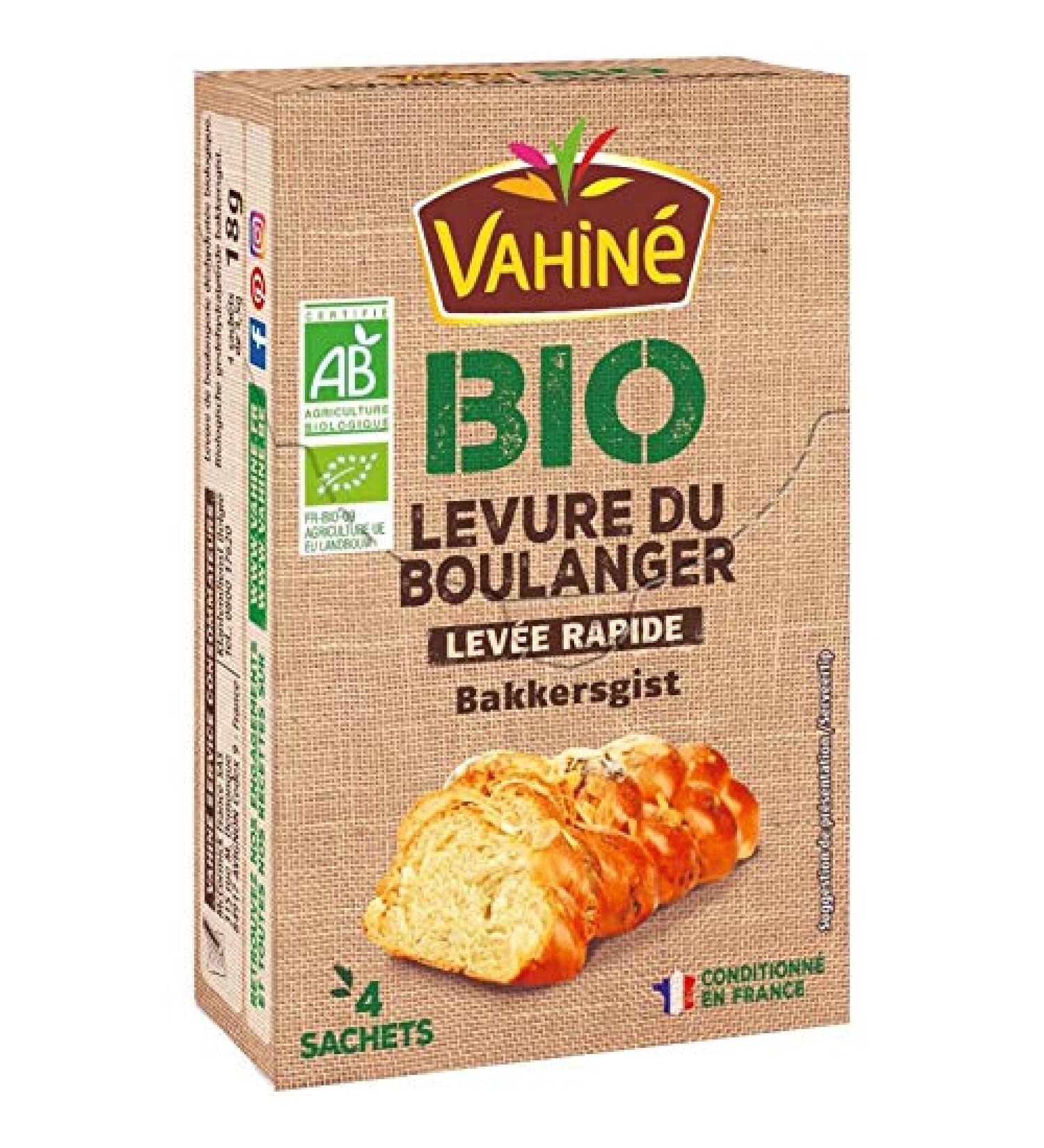 VAHINE - organic baker's yeast 18g - Trois Articles