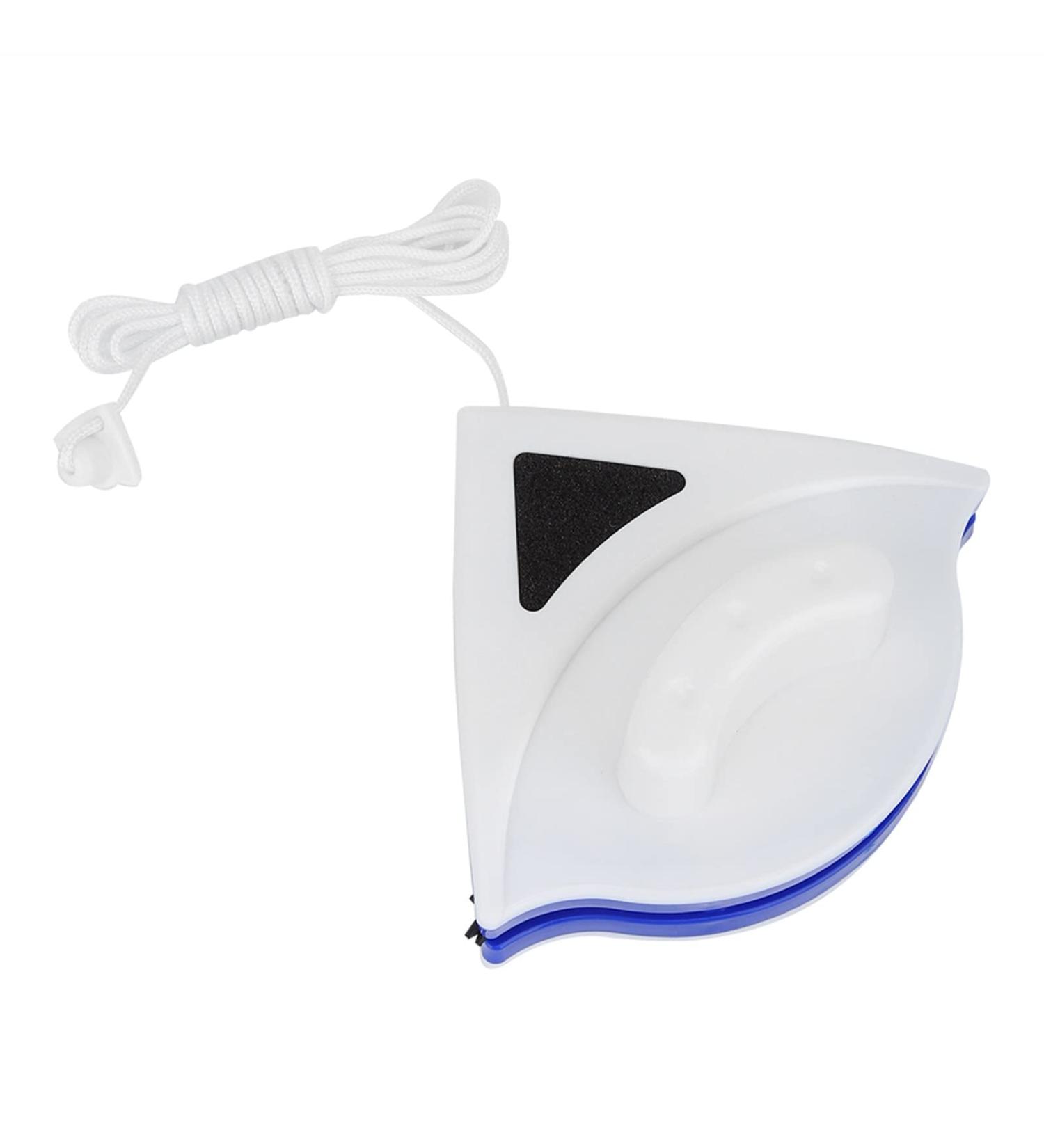 Magnetic Double Sided Window Cleaner with Glass Wiper and 2 Cotton Cloths Outdoor Tool - Buy Online on GoSupps.com
