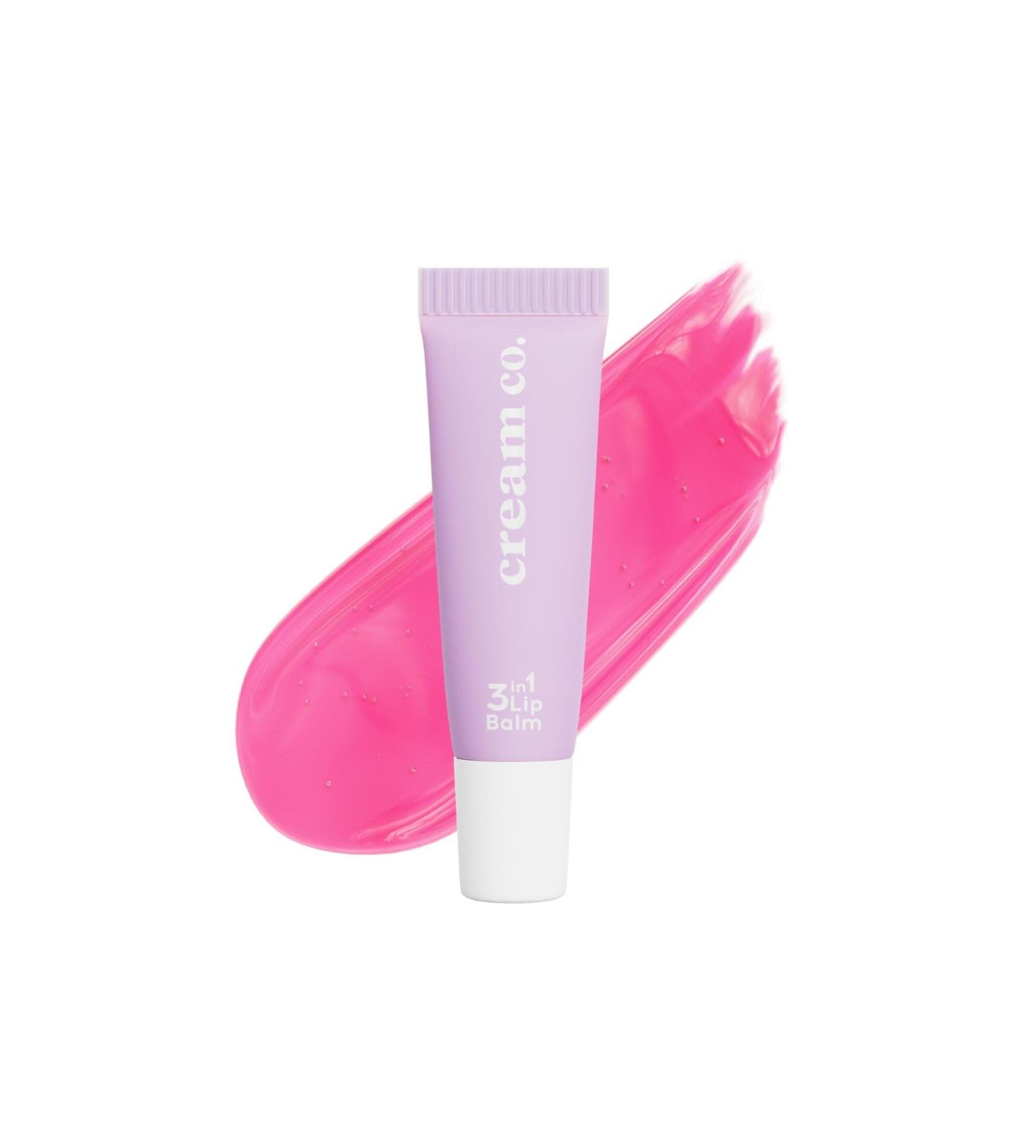 cream co. 3in1 Lip Balm Nourishing Hyaluronic Acid Hydrating and Barrier-Repairing Lip Care for All Lip Type Lip Balm Tinted Protects and Renews Vegan Bubblegum 10ml Bubblegum fruity - Buy Online on GoSupps.com