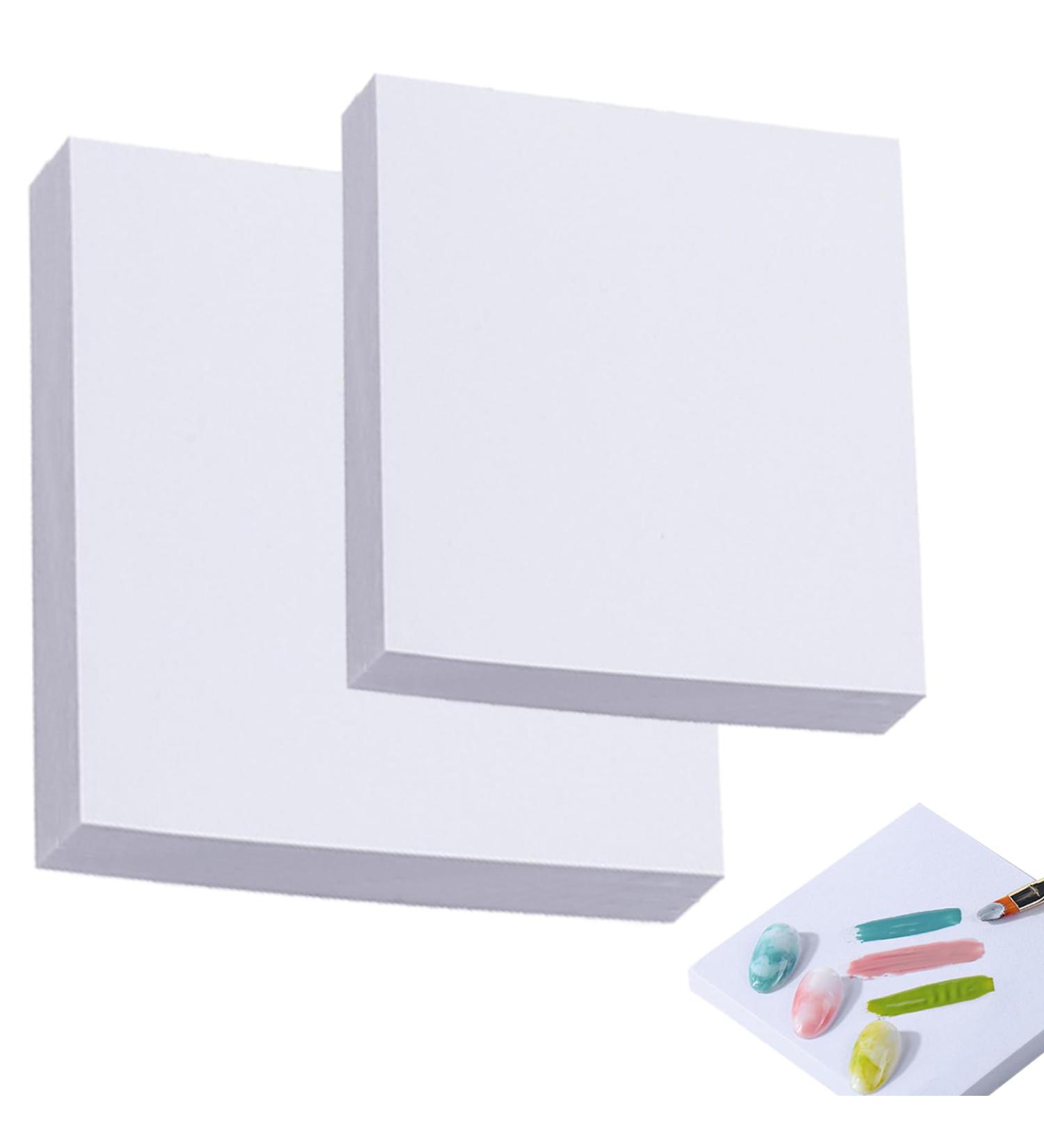100 Pcs Nail Art Polish Palette - Disposable Waterproof Mixing Papers for Gel & Resin - Perfect for Home Salon & Professional Nail Supplies - Buy Online on GoSupps.com