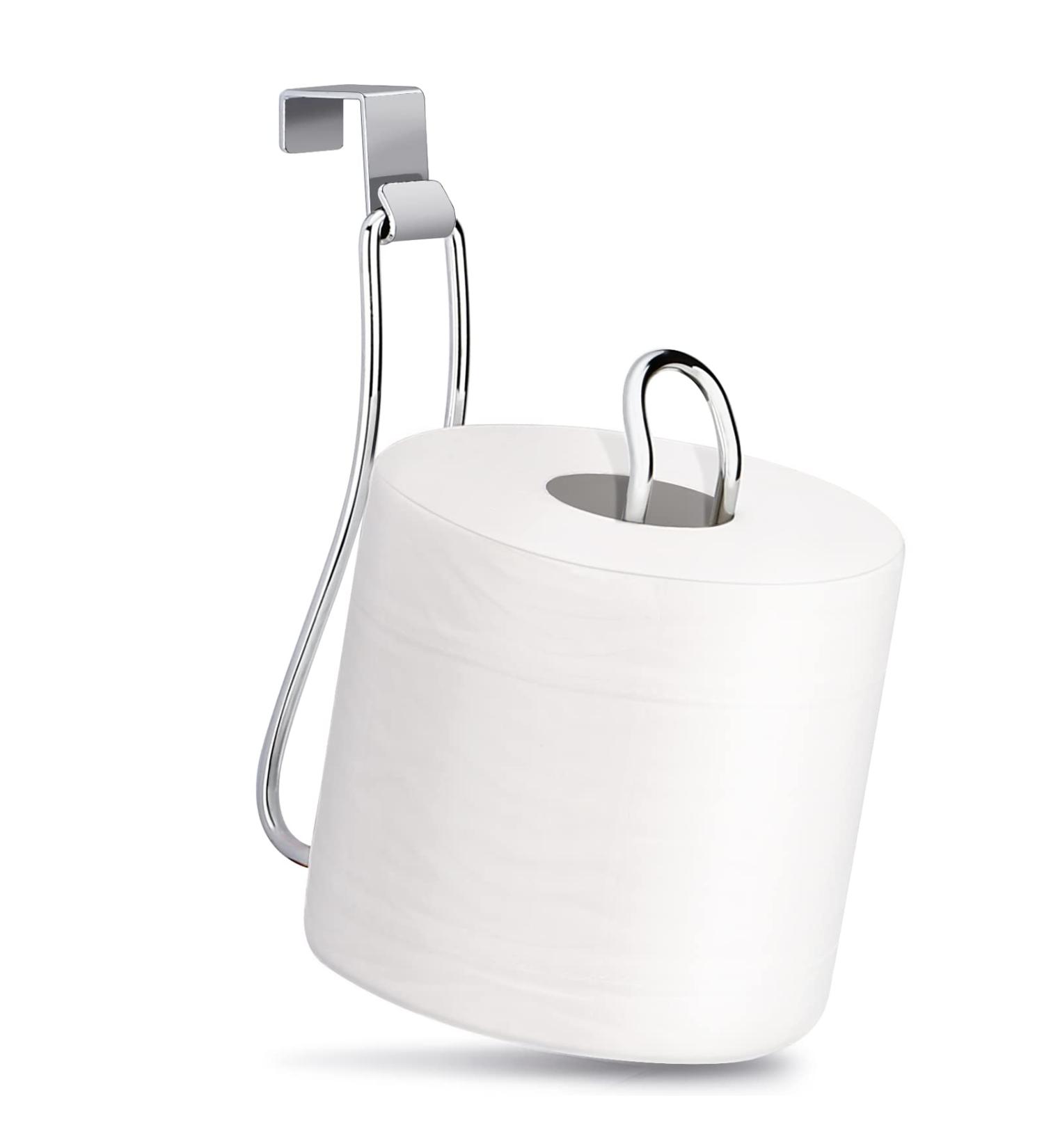 Chrome Bathroom Toilet Paper Holder - Over-the-Tank Design - Buy Online on GoSupps.com