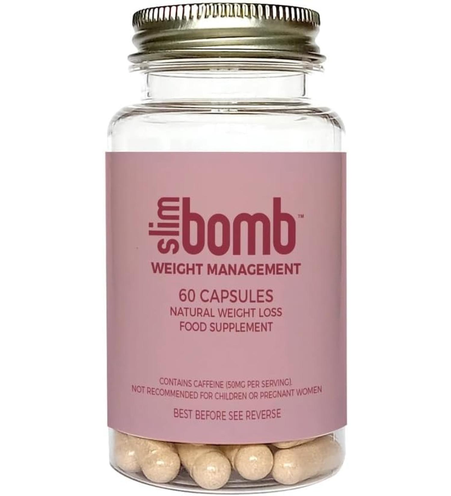 ‎Slimming Solutions Slim Bomb Natural Slimming Pill for Weight Loss - Herbal - 60 Capsules