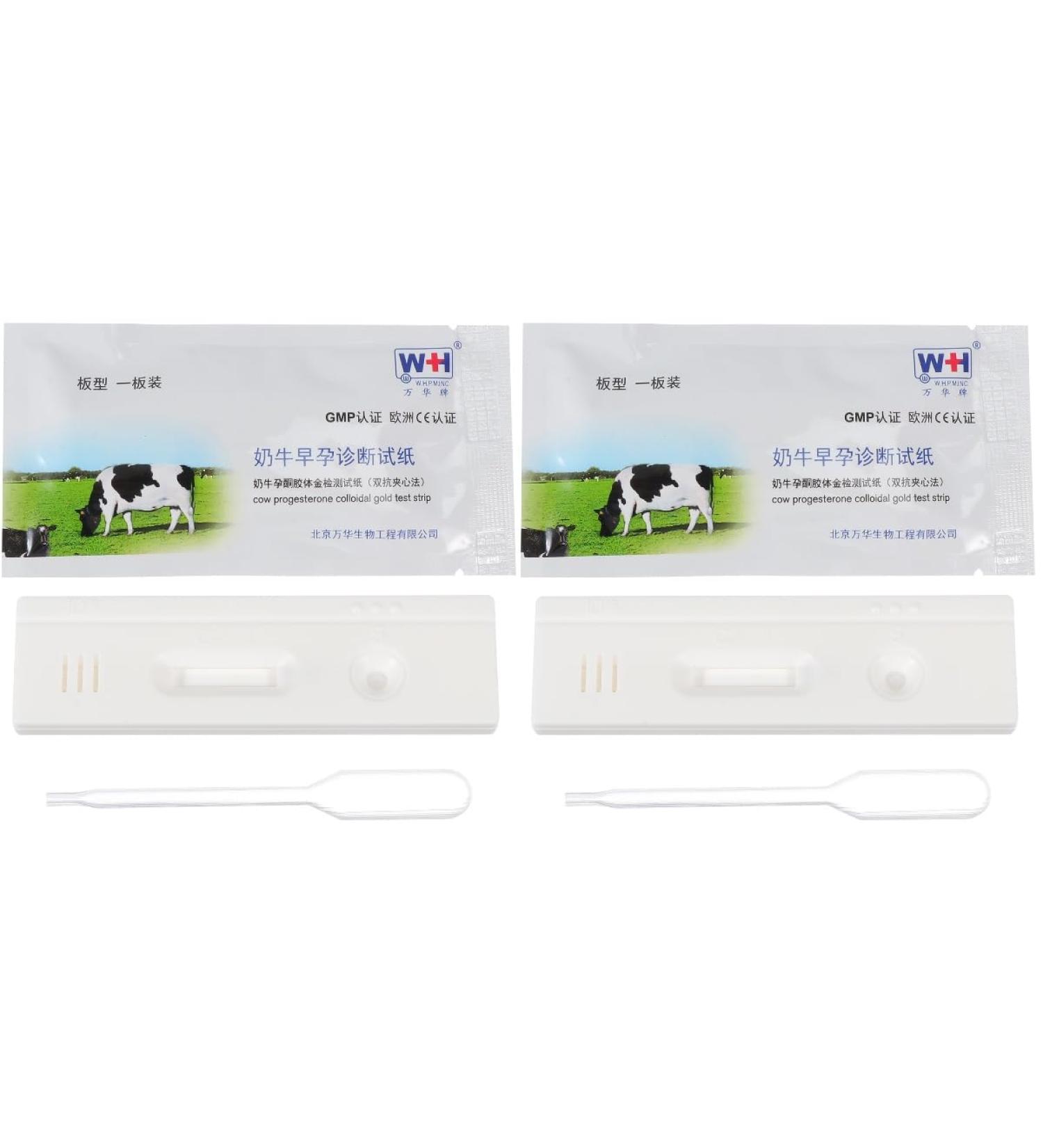 PopetPop 2 STK Pregnant Tester Test Strips for Farm Animals - High Precision Cow Testing Strips (2pcs) | Reliable Animal Testing Tool - Buy Online on GoSupps.com
