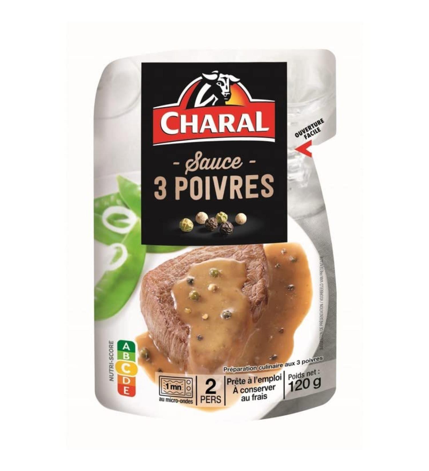 CHARAL - Sauce 3 Poivres 120G - ( Lot De 4 ) - Buy Online on GoSupps.com