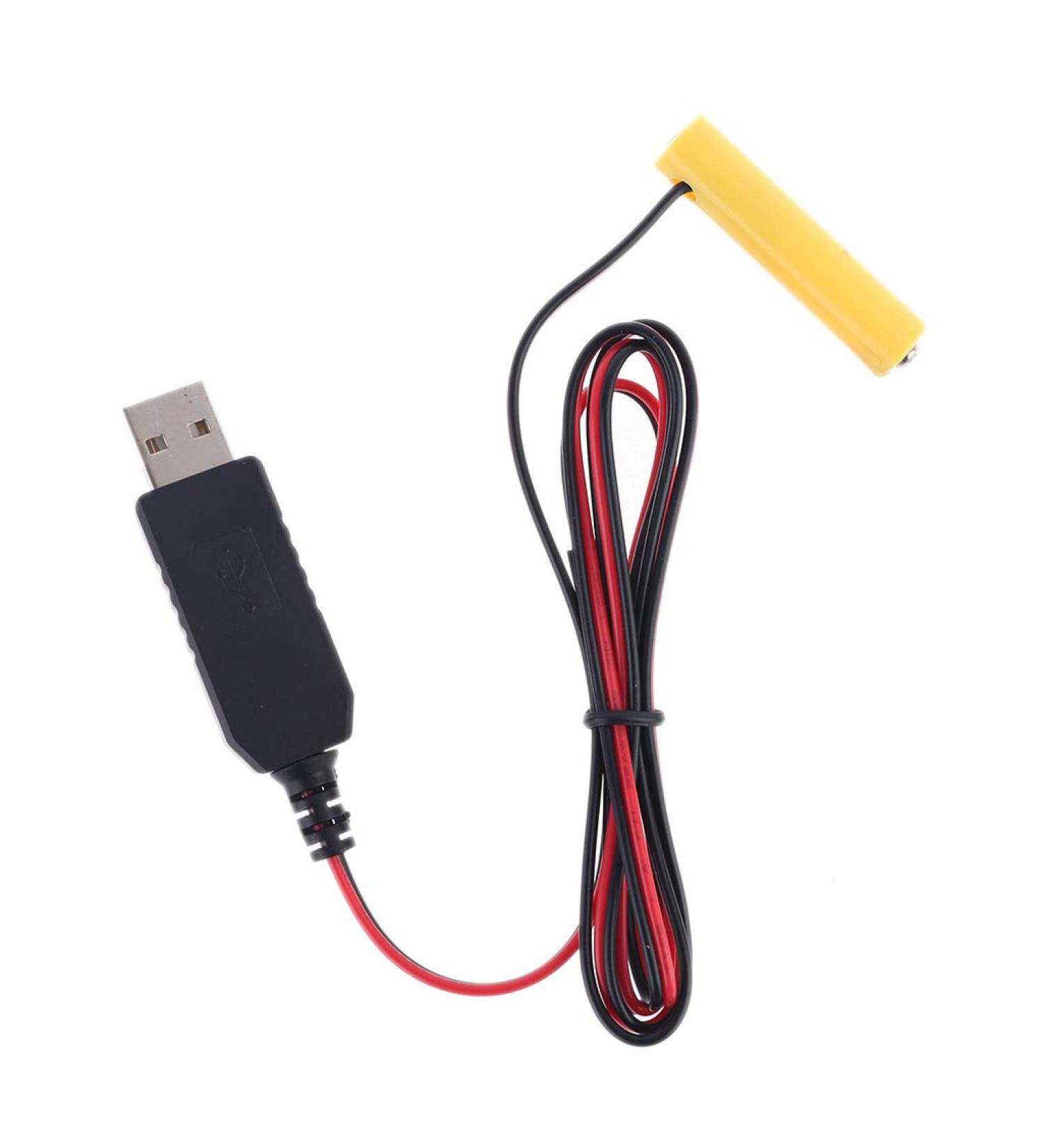 LR03 AAA Battery Eliminator - 2M USB Power Supply Cable Replace 1 to 4 AAA Batteries (1.5V) for International Shipping - Buy Online on GoSupps.com