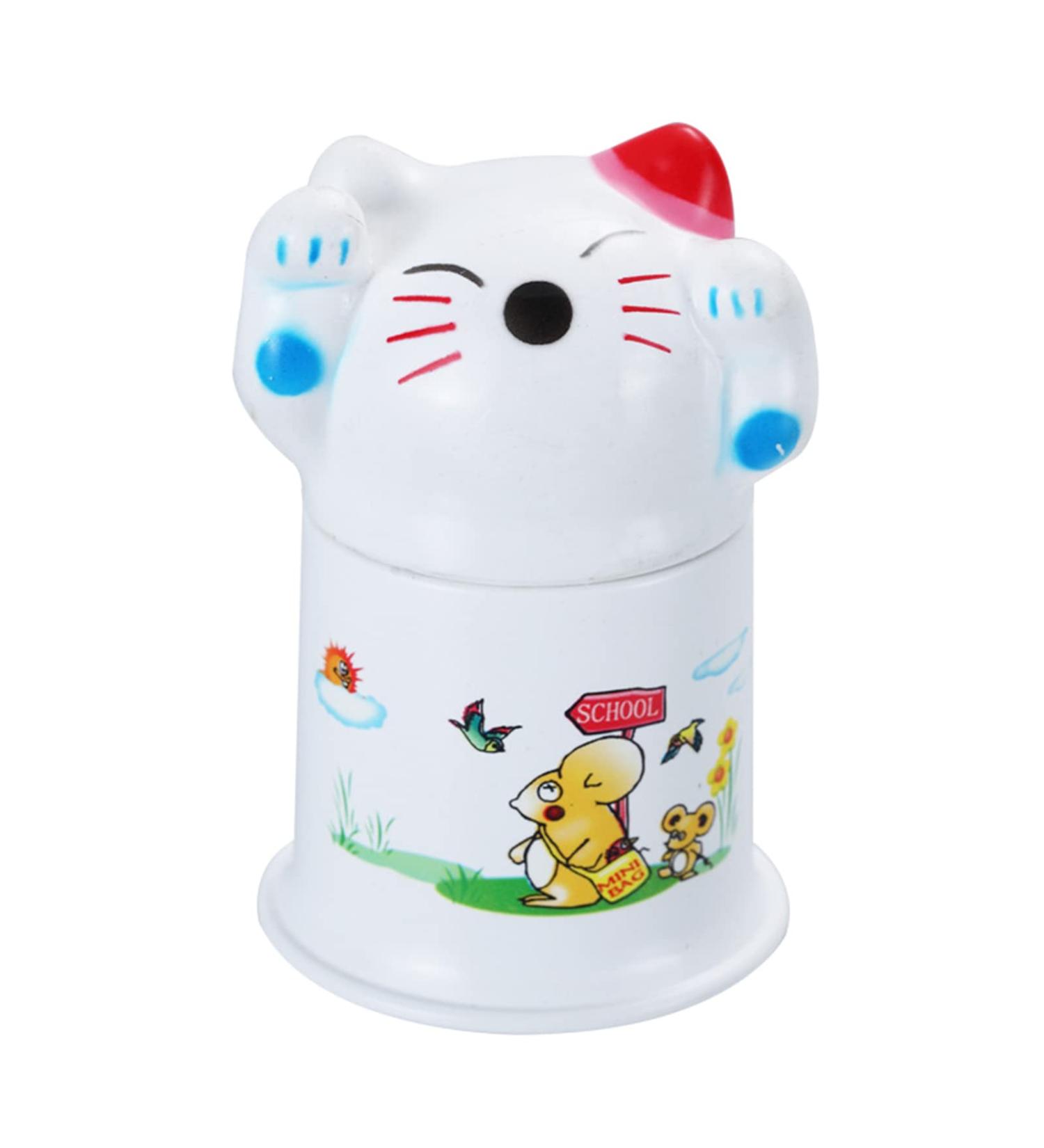 LUOFENG Toothpick Dispenser Box - Stylish Cat Design | Household Toothpick Holder for Home & Kitchen | Perfect Travel Accessory - Buy Online on GoSupps.com