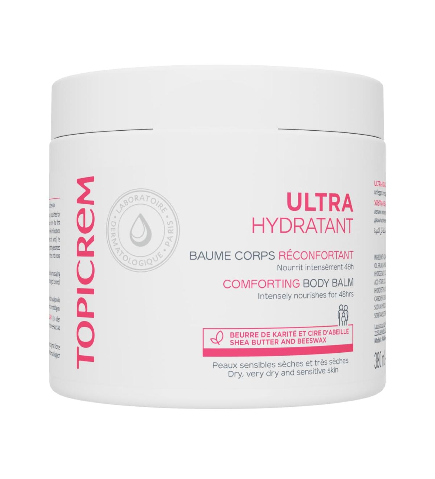 Topicrem - Ultra Moisturizing Comfort Body Balm - Nourishes Protects and Moisturizes the Skin - Rich Texture Delicate Odor Sensitive and Dry Skin From 3 Years Made in France - 380ml - Buy Online on GoSupps.com