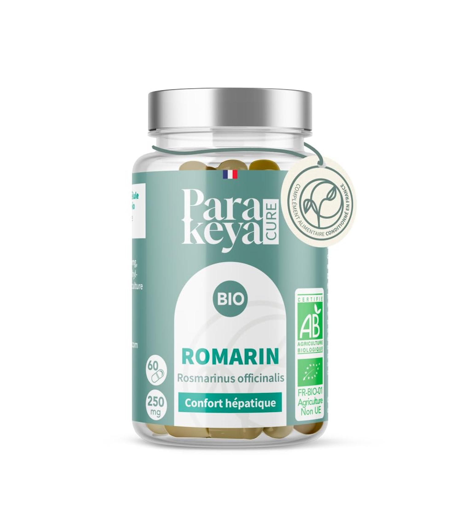 Romarin Bio | Soutien H patique & Biliaire | Compl ment Alimentaire D tox Foie & Confort Digestion | Cure Naturelle Drainage des Toxines | 60 G lules 60 unit s (Lot de 1) - Buy Online on GoSupps.com