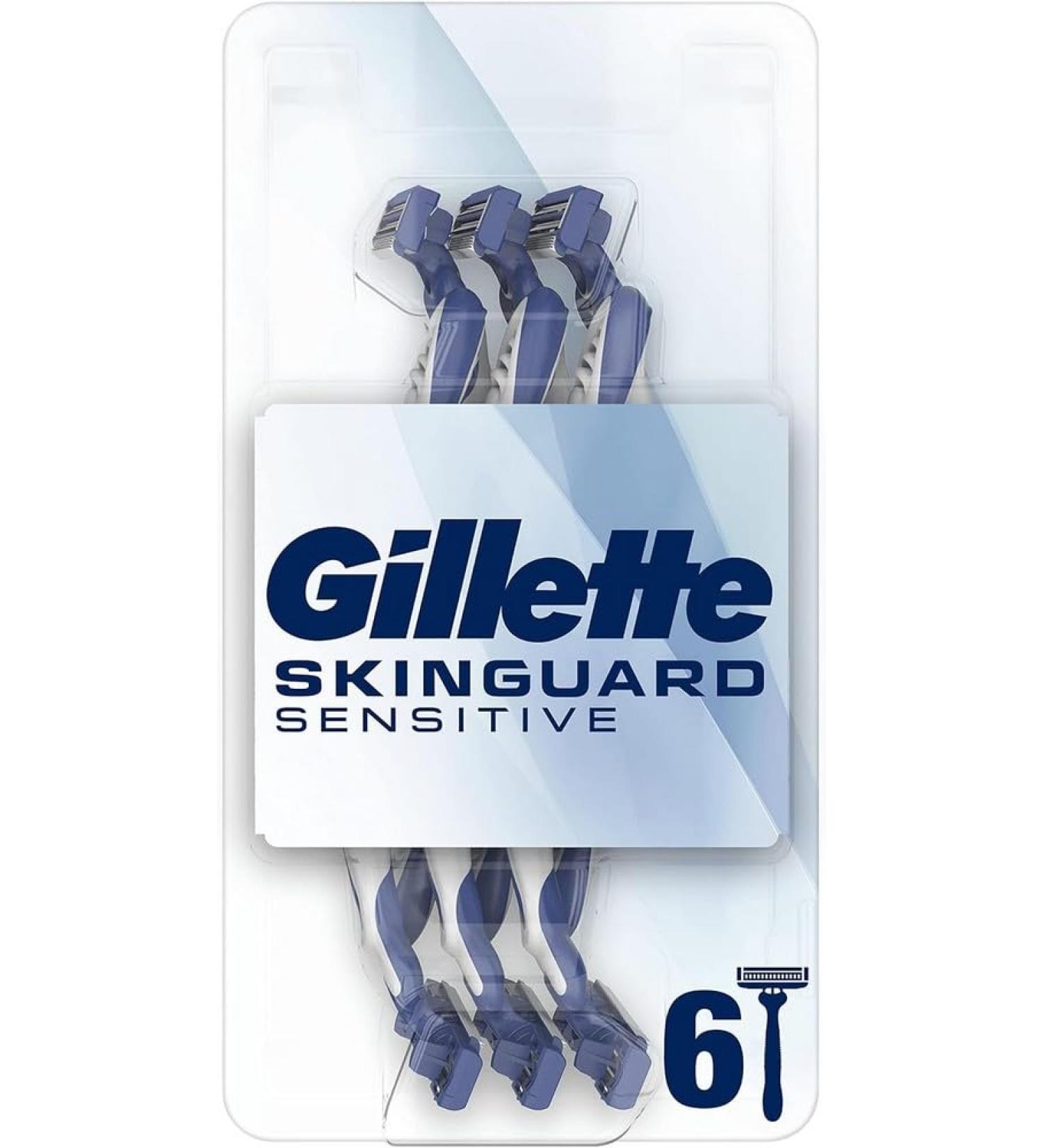 Gillette SkinGuard Disposable Razors for Sensitive Skin - 8 Pack | Clinically Tested for Ultimate Comfort - Buy Online on GoSupps.com