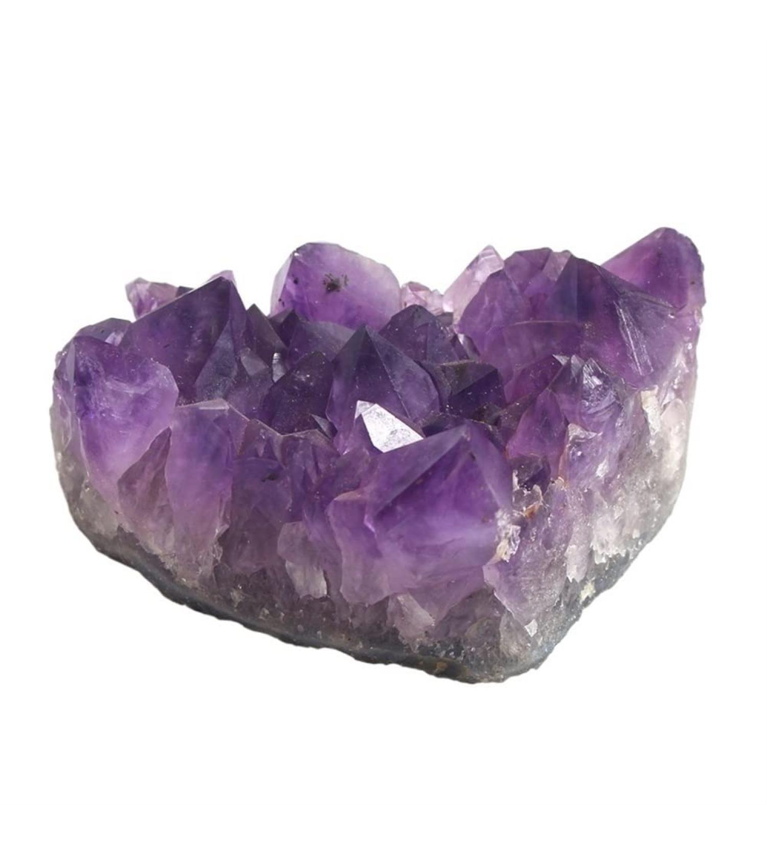 Natural Crystal Rough Gift Natural Crystal Stone Amethyst Cluster Original Cluster for Home Decoration (Size : 300-350g) - Buy Online on GoSupps.com