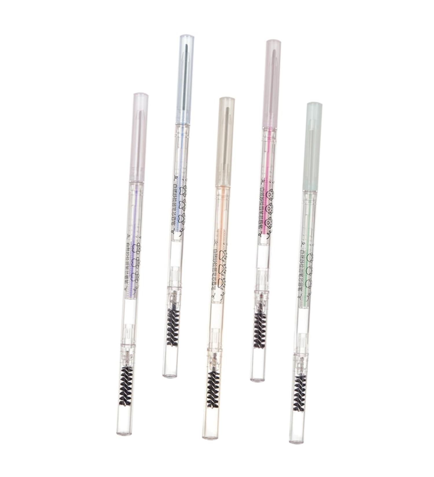 FOMIYES 5pcs Pens Eyebrow Pencils Makeup Anti-perspiration Brush Eye S Pencil Thin Tools Double-head Brown - Buy Online on GoSupps.com