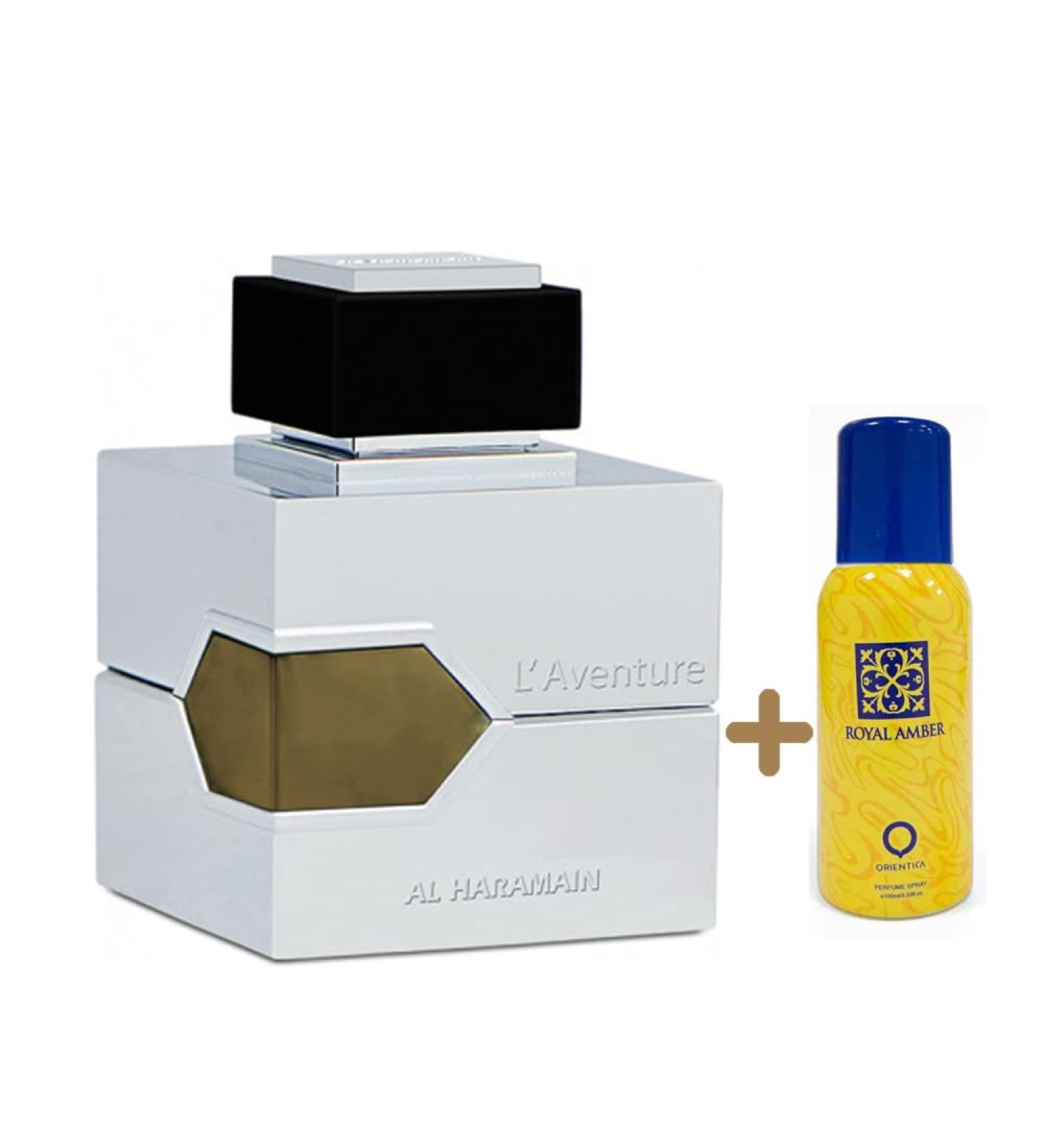 Al Haramain L'Aventure Intense - Cologne for Men - Long Lasting Perfume for Men - Arabian Perfume - Men's Cologne - Woody Amber Perfume - 3.3 oz - Buy Online on GoSupps.com