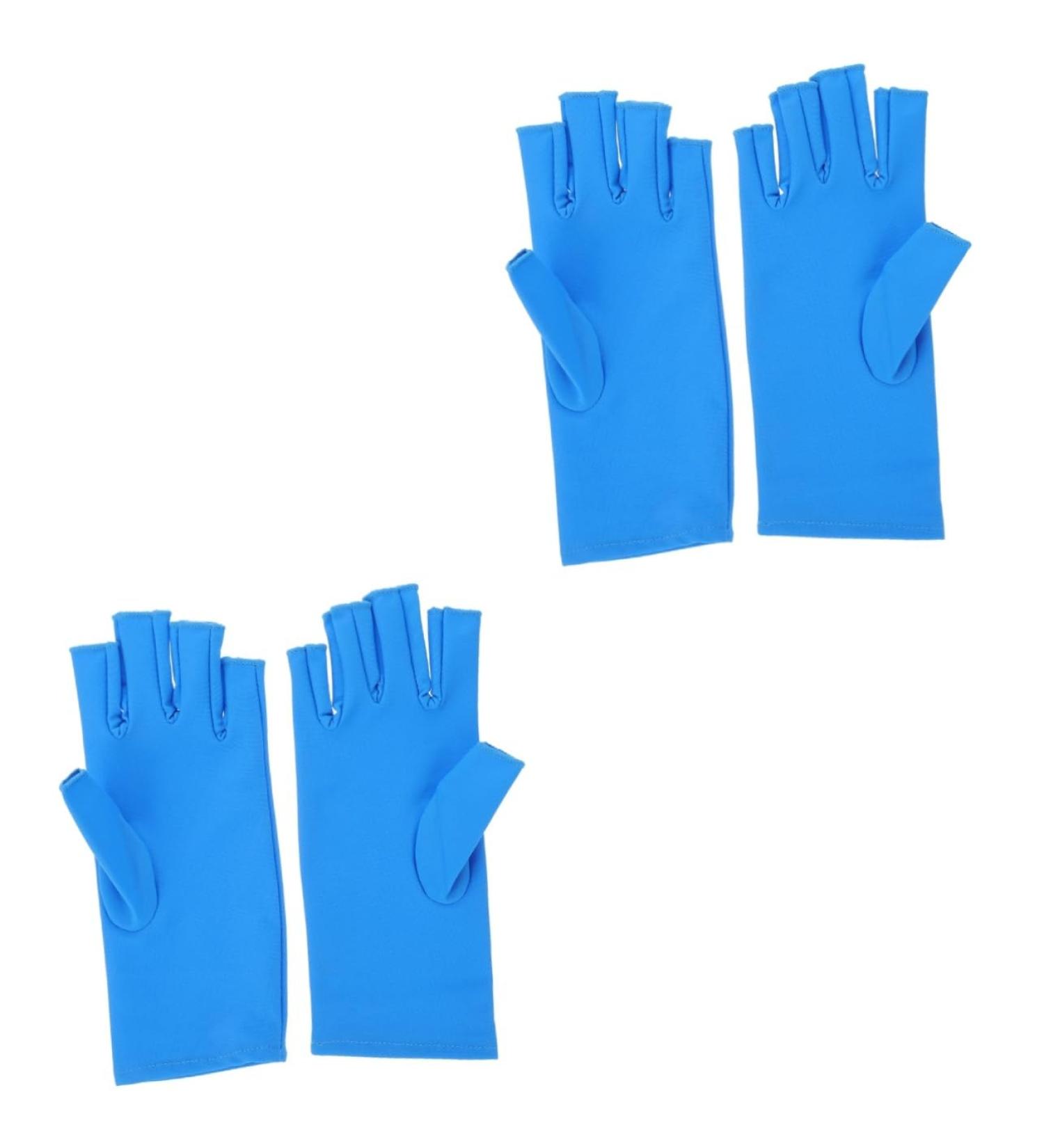 Healeved 2 Pairs Nail Gloves Sleeve Child Manicure Elastic Spandex - Buy Online on GoSupps.com
