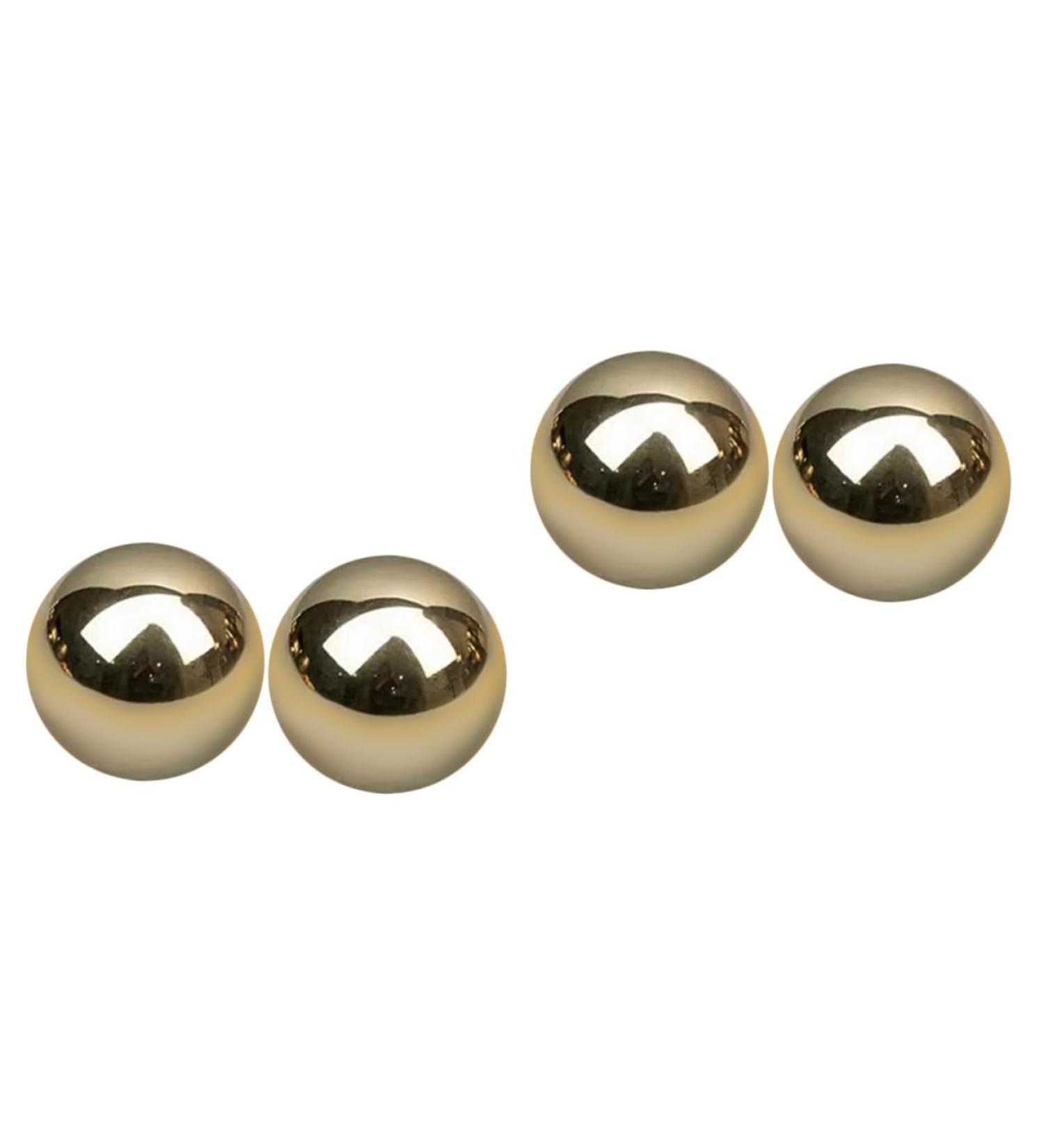 Buy Gleavi Brass Gymnastics Balls - 4 Piece Hand Massager Set for Sports Training - Outdoor Handmade Metal Massage Globes - Buy Online on GoSupps.com