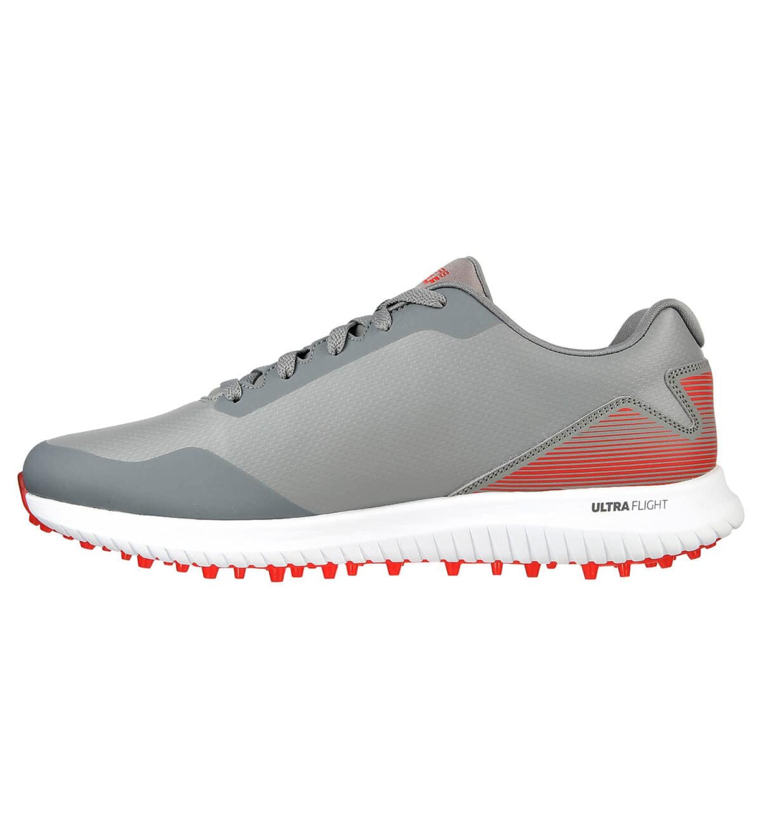 Skechers Men's Max 2 Arch Fit Waterproof Golf Sneaker 11.5 Gray/Red - Buy Online on GoSupps.com