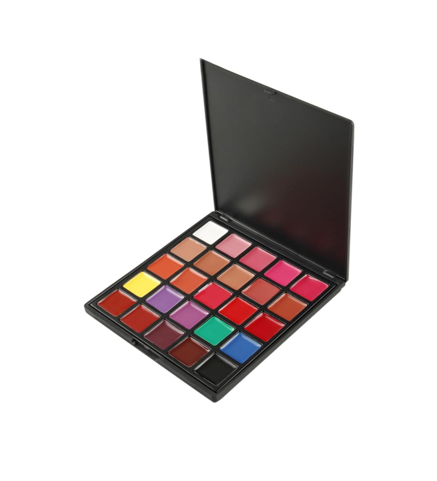 Buy Hemoton 25 Lip Gloss Palette - Waterproof Lip Tint & Makeup for Women | Best Glossy Lips - Buy Online on GoSupps.com