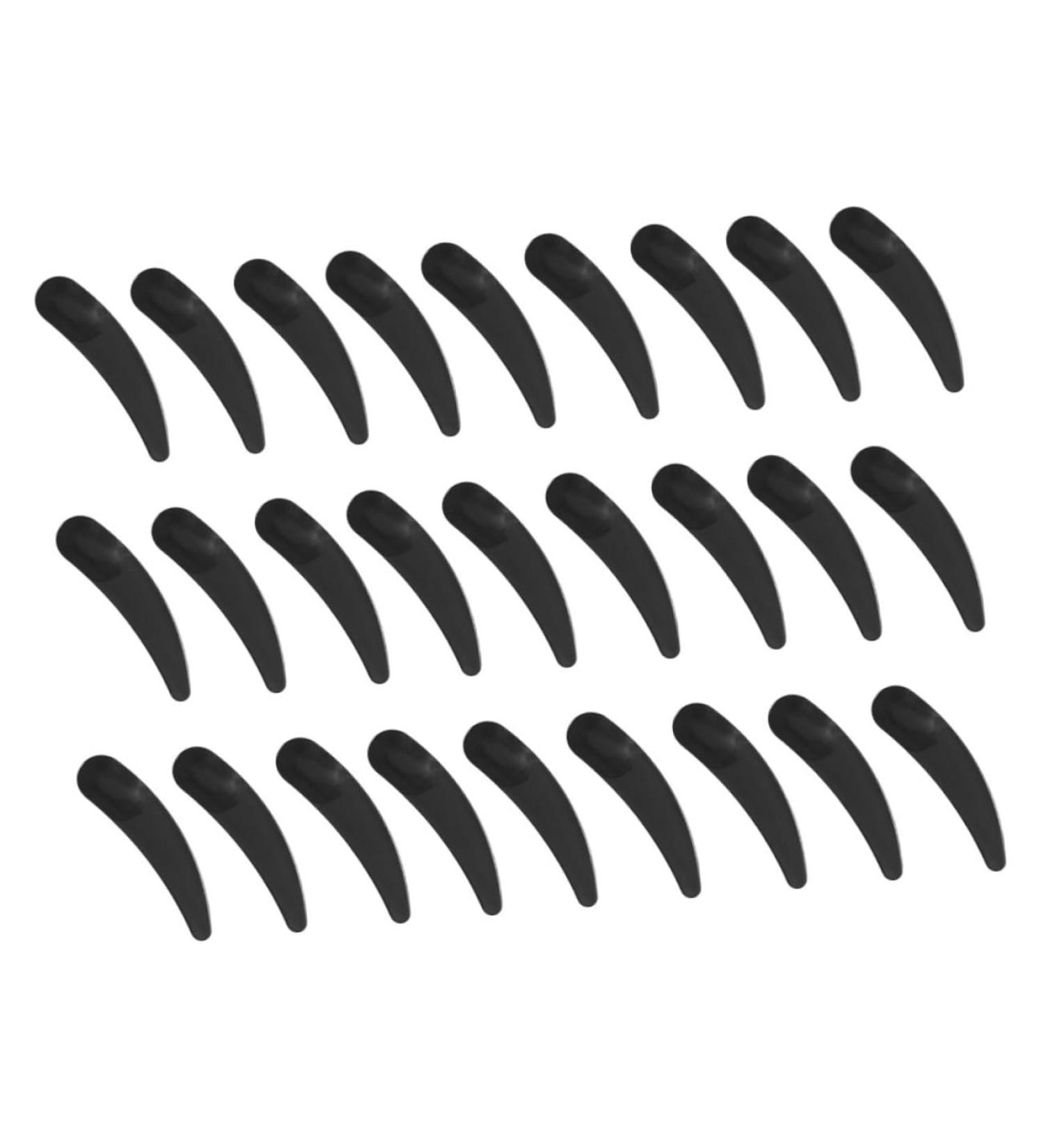 100pcs Black Cosmetic Cream Spoons - Eye Cream Applicators & Makeup Tools | Essential Beauty Accessories for Skincare - Buy Online on GoSupps.com