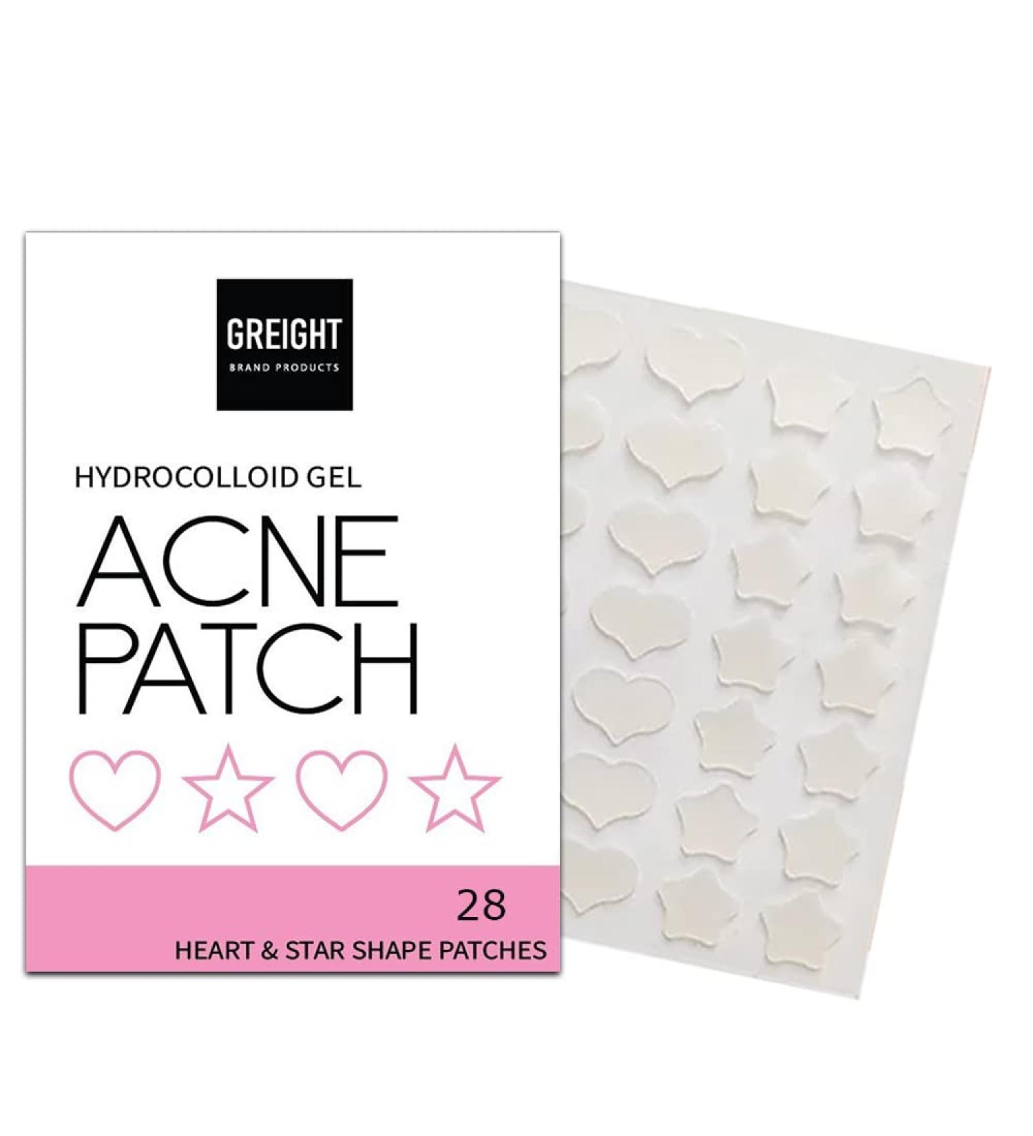 Buy Hydrocolloid Acne Pimple Patches - Heart & Star Shapes 28 Count | Fast Acne Treatment Conceals & Reduces Breakouts - Buy Online on GoSupps.com
