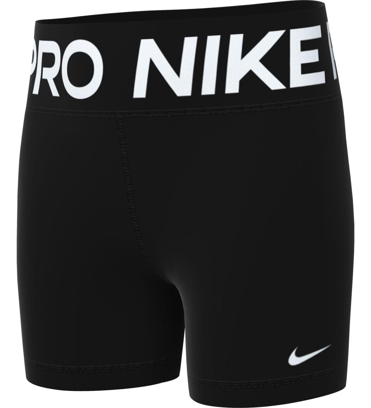 Nike Girls' 3-Inch Shorts G NP DF Black/White | Size 10-11 Years | Eco-Friendly Activewear - Buy Online on GoSupps.com