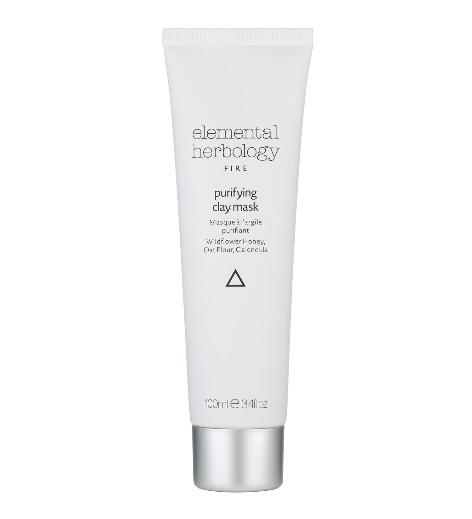 Elemental Herbology Purifying Clay Mask 100ml - Deep Cleansing Face Mask for Oily Skin - Clarifying Clay Mask to Purify and Refine - Buy Online on GoSupps.com