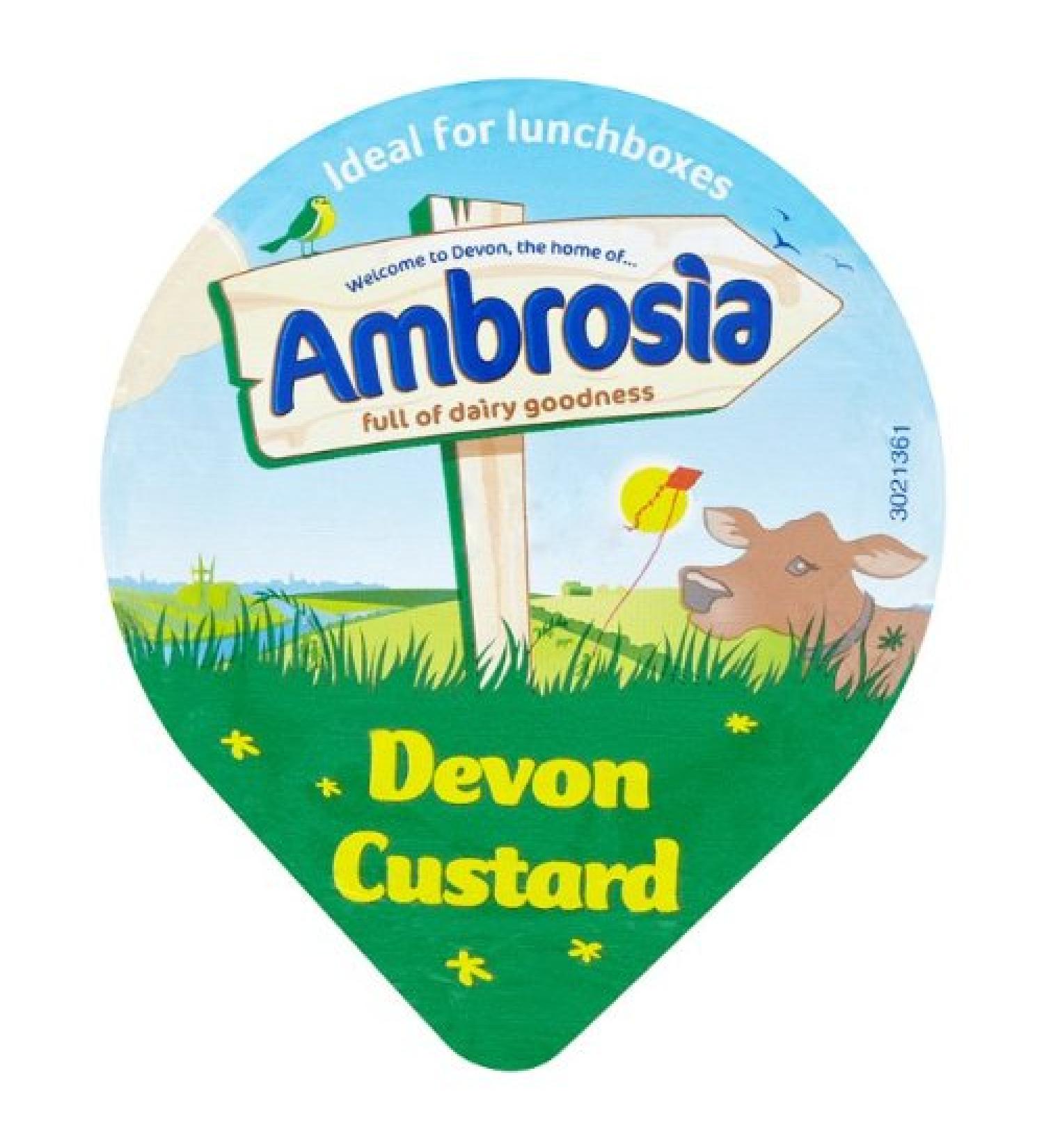 Ambrosia Ambrosia Devon Custard Pot 6 x 150g