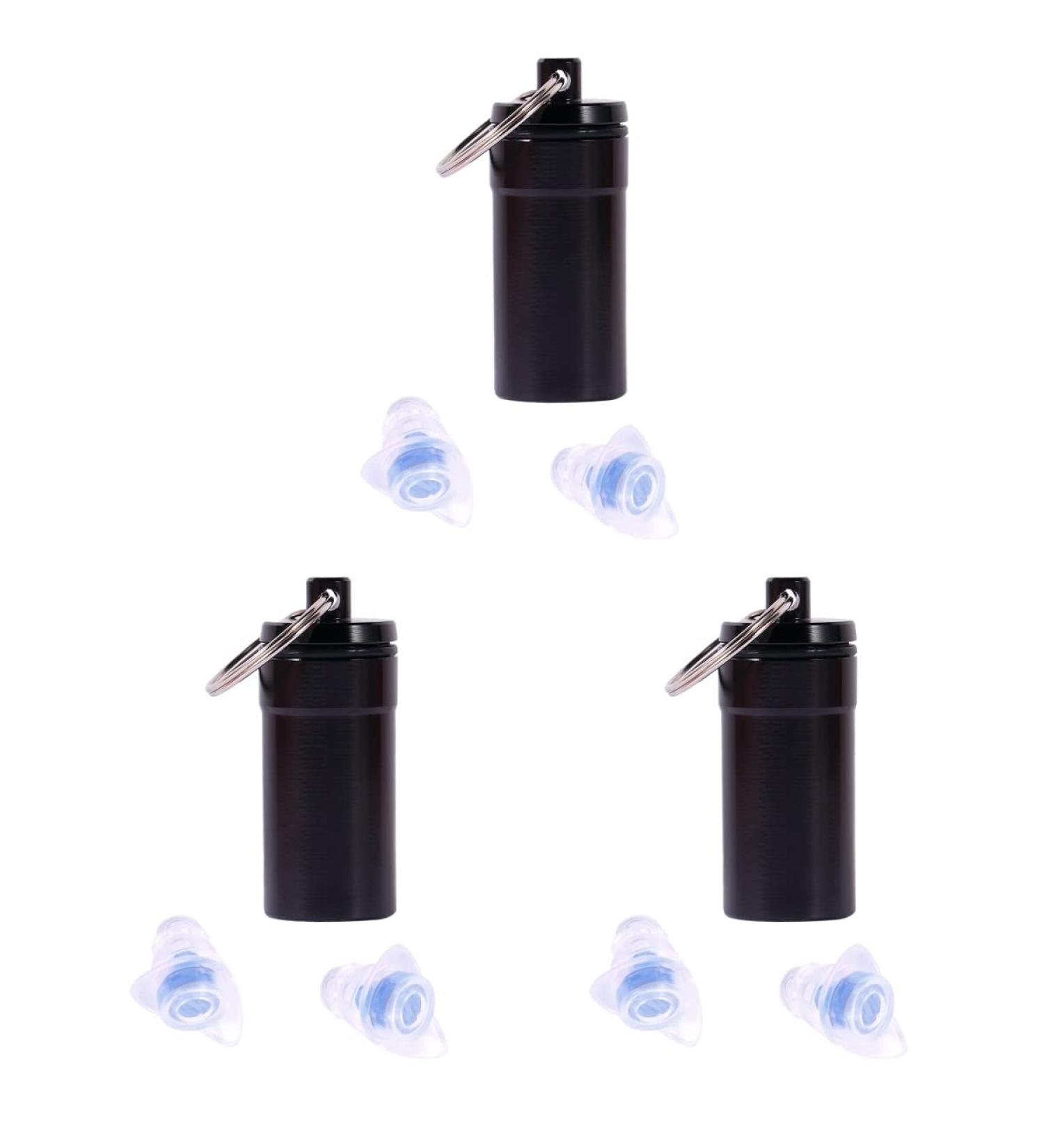 BESPORTBLE High Fidelity Ear Plugs - 3 Pairs Noise Reduction Earbuds for Concerts & Sleeping | Corded Earplugs for Adults & Kids - Buy Online on GoSupps.com