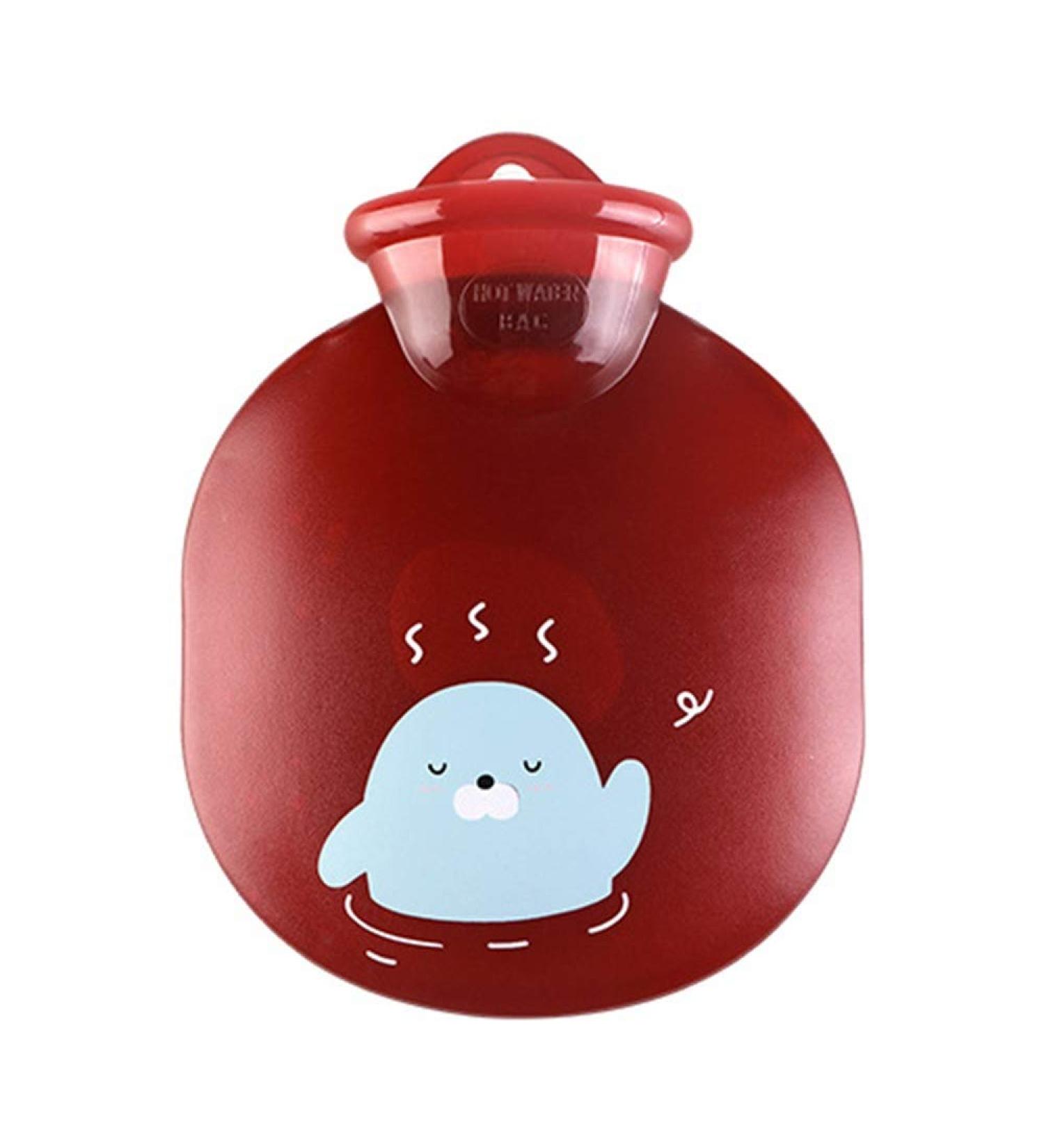 Maies Durable Hot Water Bottle - Portable Hand Warmer | Cute & Colorful Water Injection Storage Bag - Buy Online on GoSupps.com