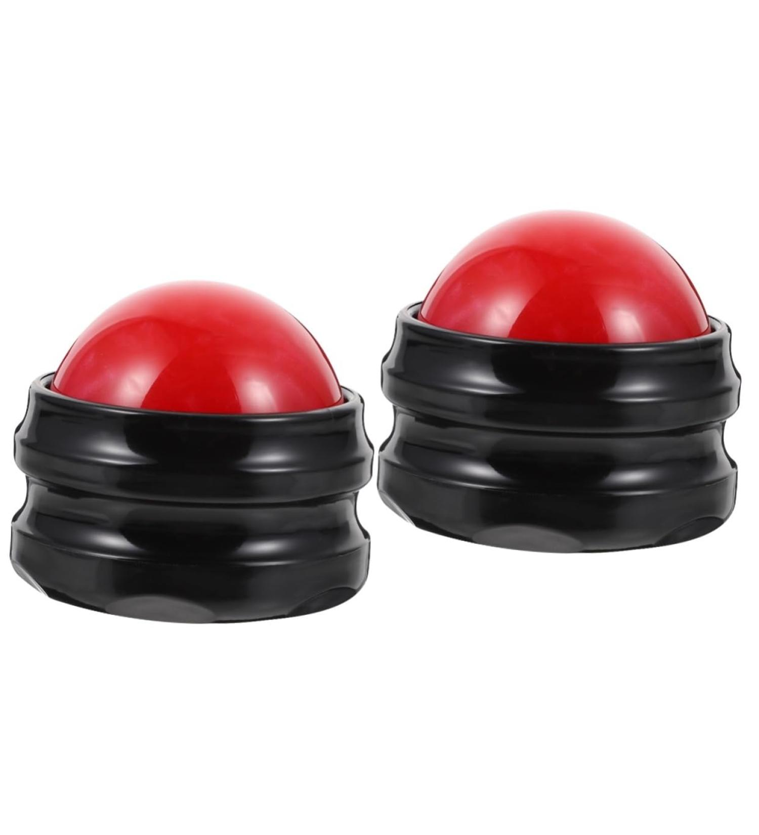 Gleavi Massage Globe - 2 STK Hand-held Fitness & Yoga Rollers | Exercise Ball for Manual Gymnastics & Relaxation - Buy Online on GoSupps.com