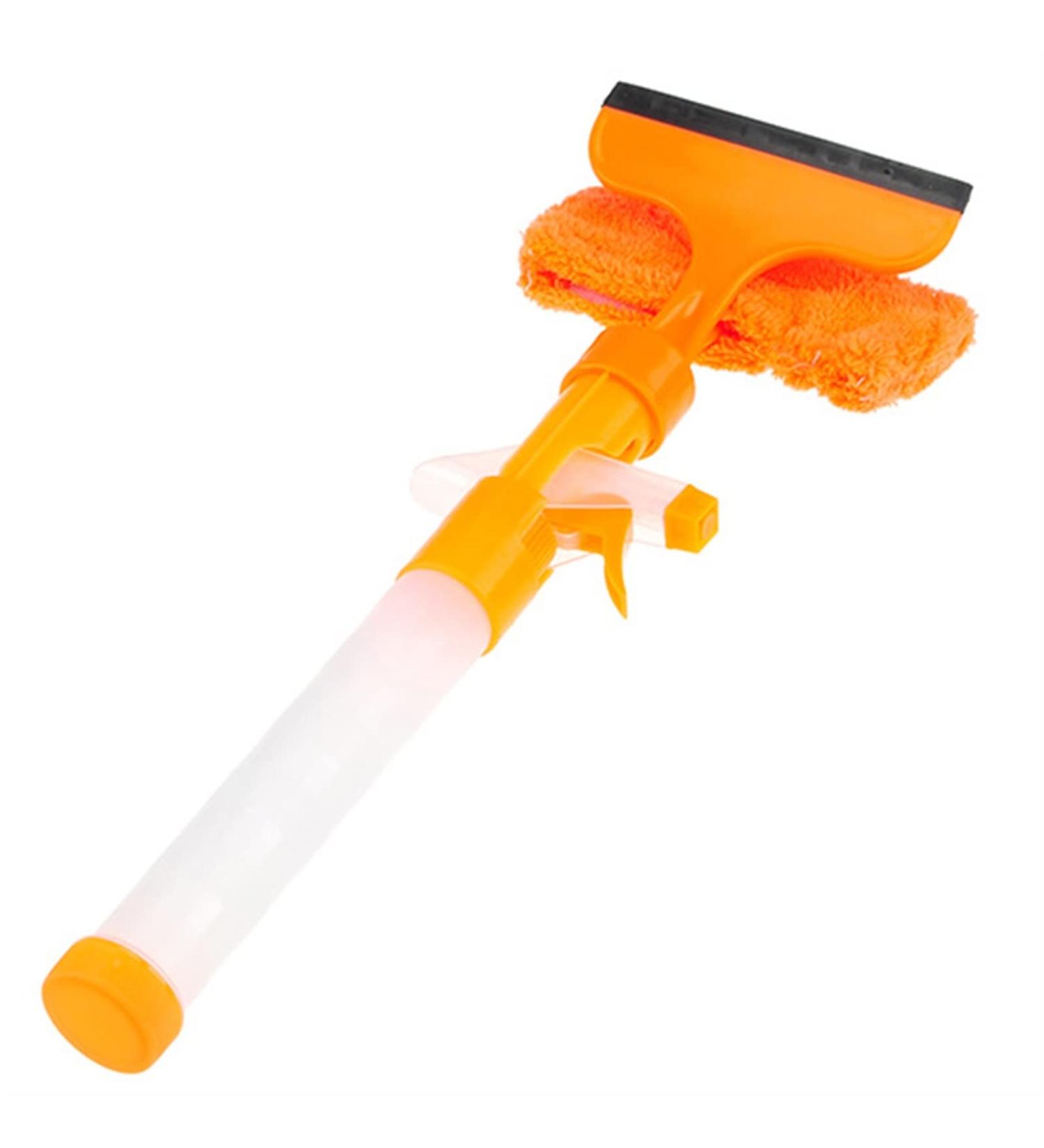 TRUSTTWO All-in-one Glass Cleaning Tool Glass Scraping Window Double-Sided Cleaning Scraping Glass Cleaner Window Cleaner Car Cleaning The Orange - Buy Online on GoSupps.com