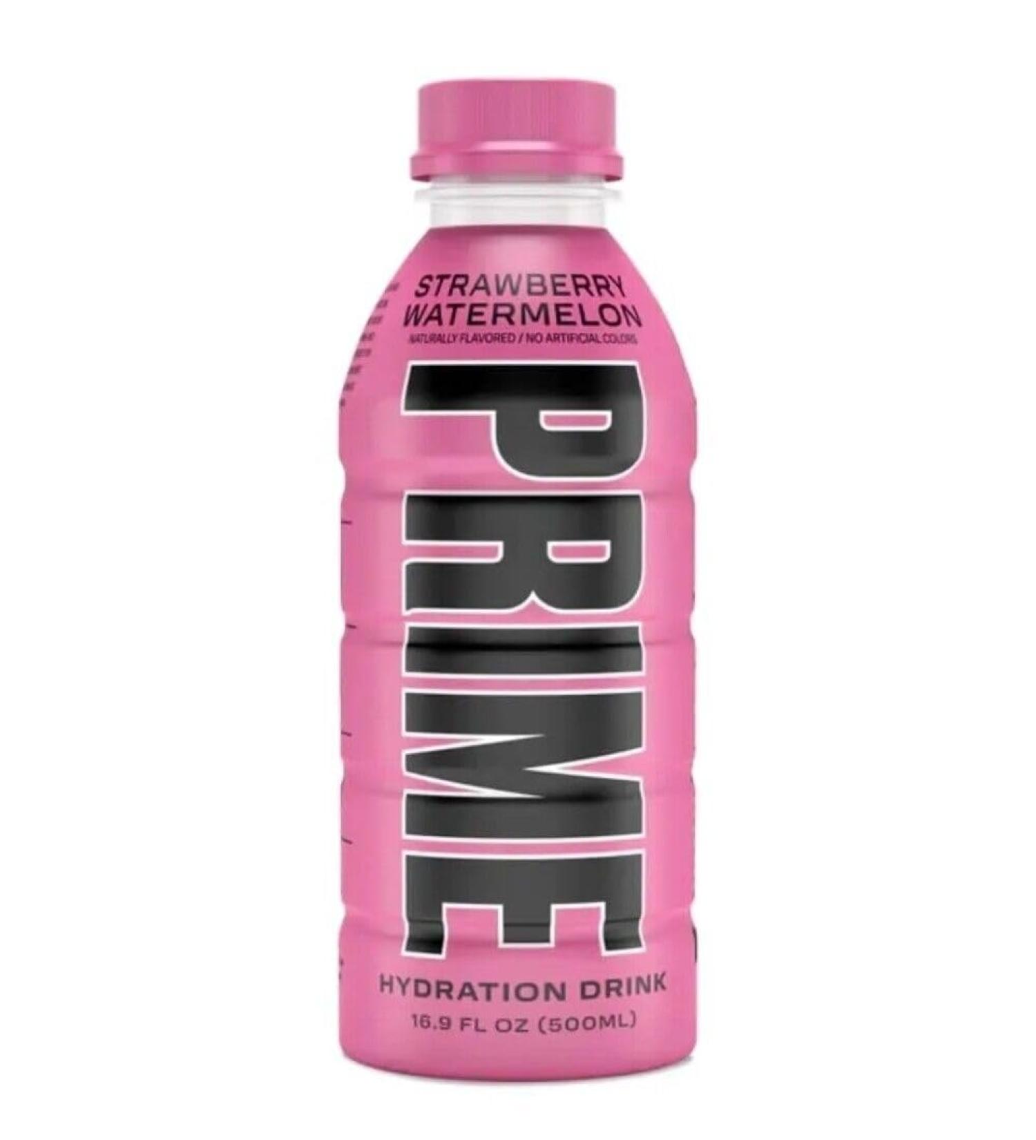 PRIME Hydration Sports Drink by Logan Paul & KSI - Strawberry Watermelon - 500ml Bottle