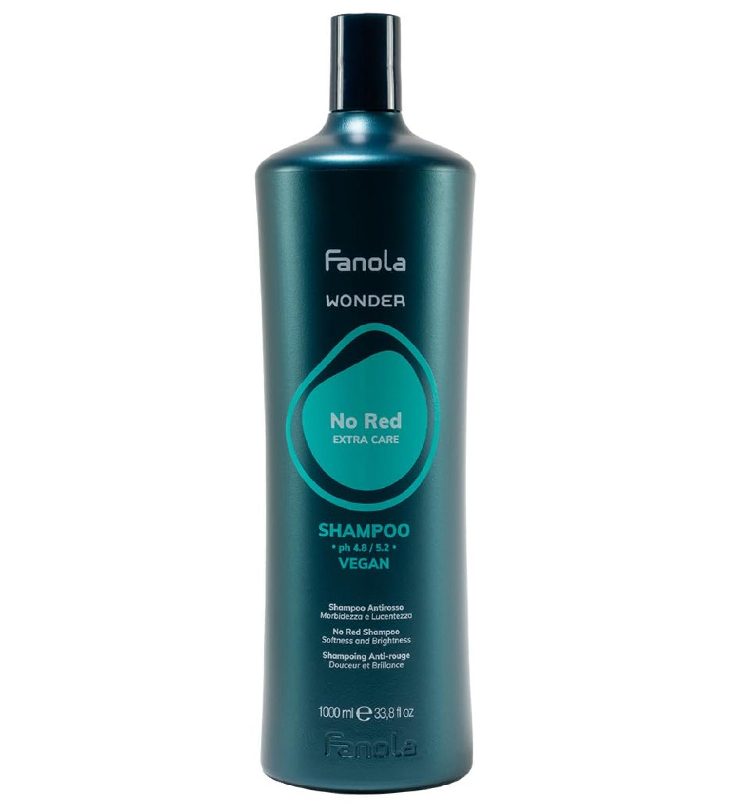 Fanola Wonder No Red Anti-Red Shampoo 1000 ml - Buy Online on GoSupps.com