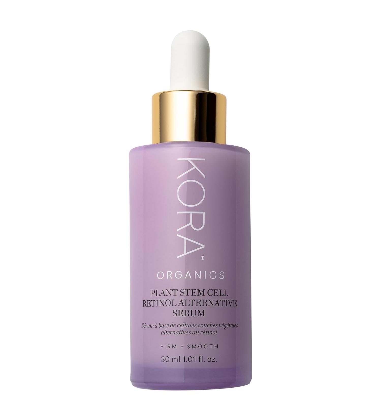 KORA Organics Plant Stem Cell Retinol Alternative Serum Firming Face Serum Repair Signs of Aging Promotes Radiant Skin Certified Organic Cruelty Free - Smoothening Retinol for Face - 1.01 fl oz 1.01 Fl Oz (Pack of 1) - Buy Online on GoSupps.com