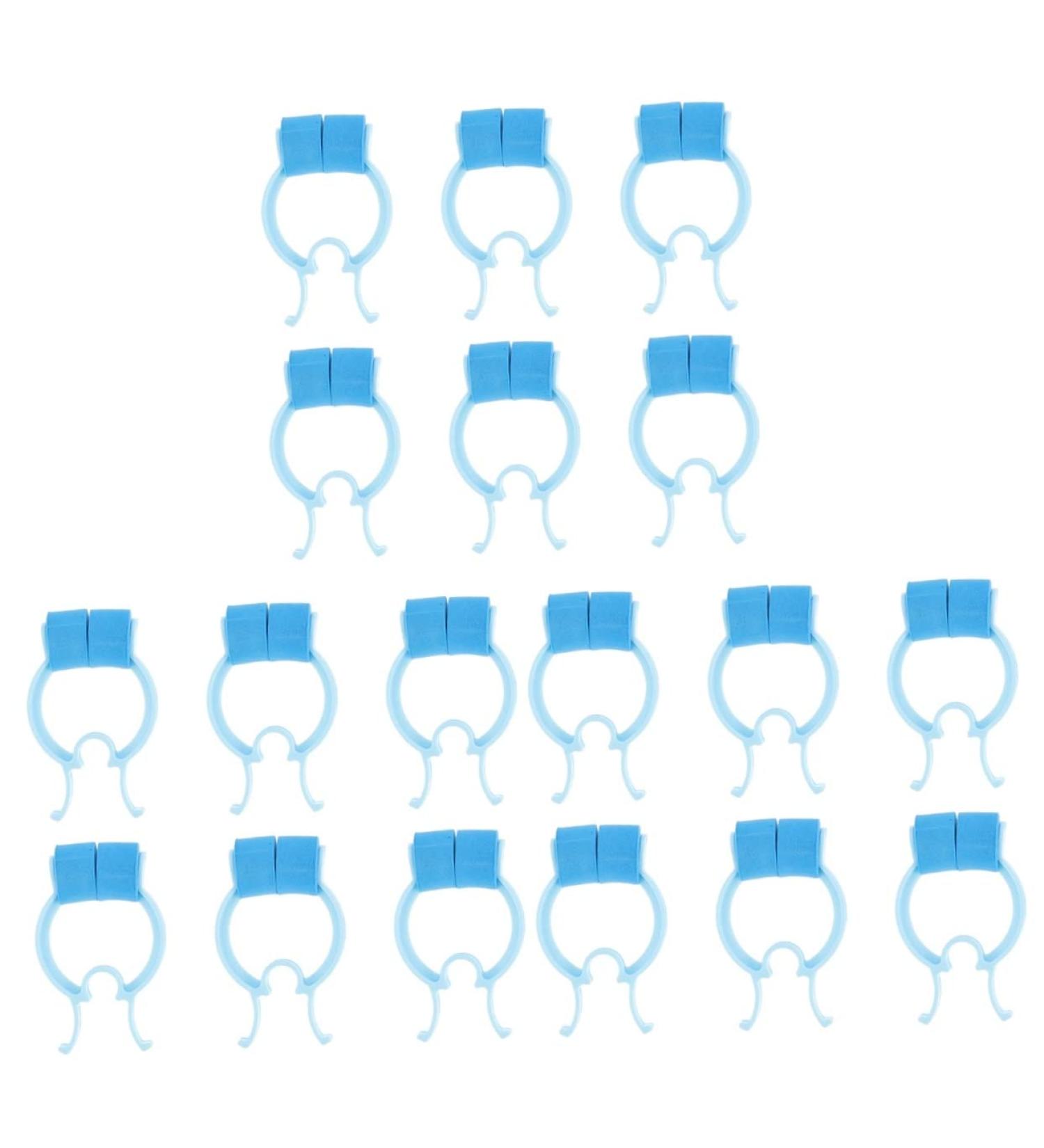 Healeved 36 Pcs Nose Correction Clip Set - Plastic Nasal Clips for Nosebleed Stoppage and Breathing Support - Sky-blue (3pcs) - 6.5x4cm (3pcs) - Buy Online on GoSupps.com