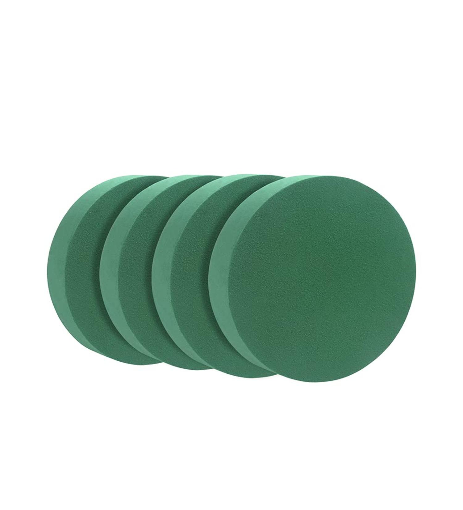 CCINEE Round Floral Foam Blocks 6 - Pack of 4 Wet Foam Bricks for Wedding Flower Arrangement - Buy Online on GoSupps.com